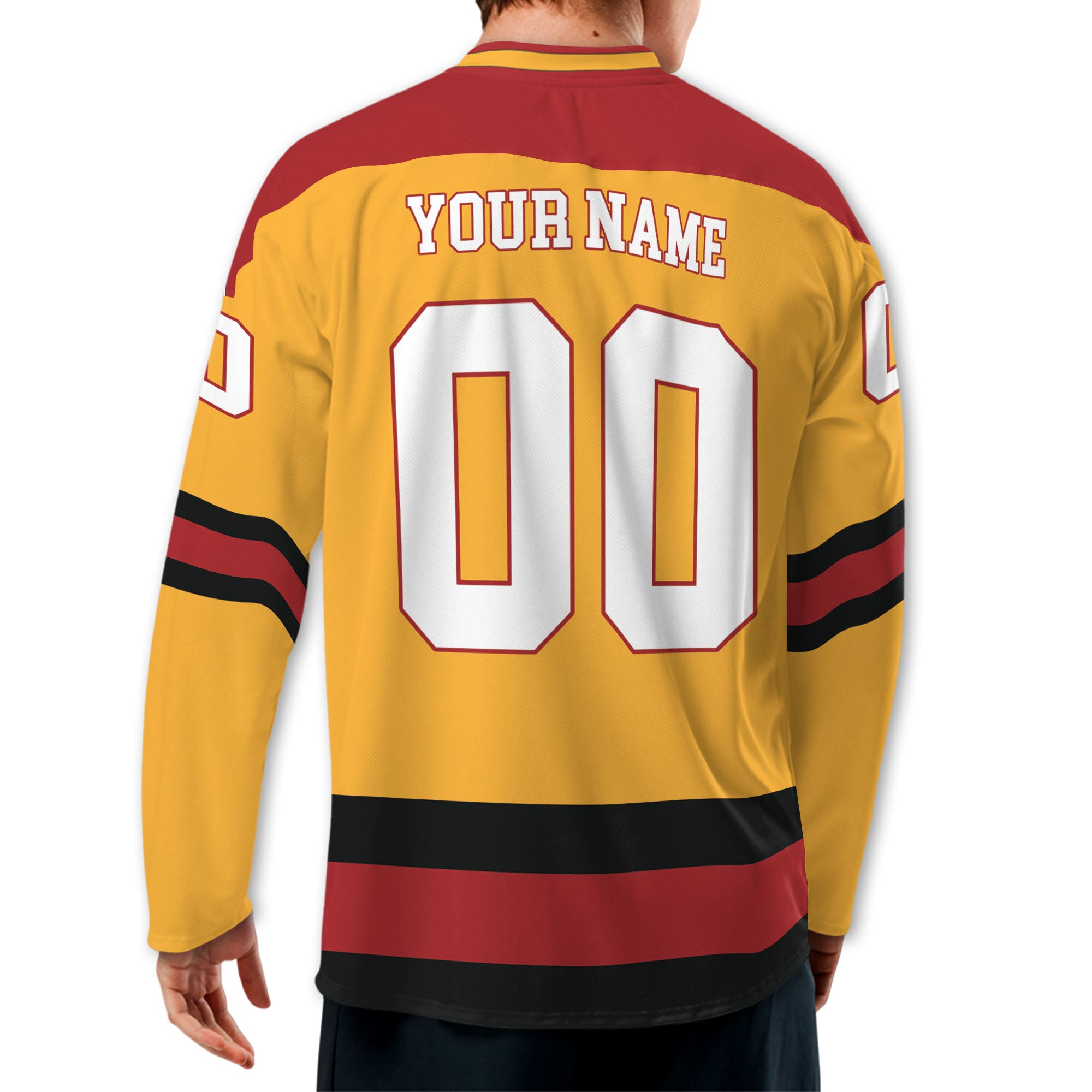 customized-hockey-jersey-thanksgiving-chicken-logo-yellow-basic-vdd35-6088