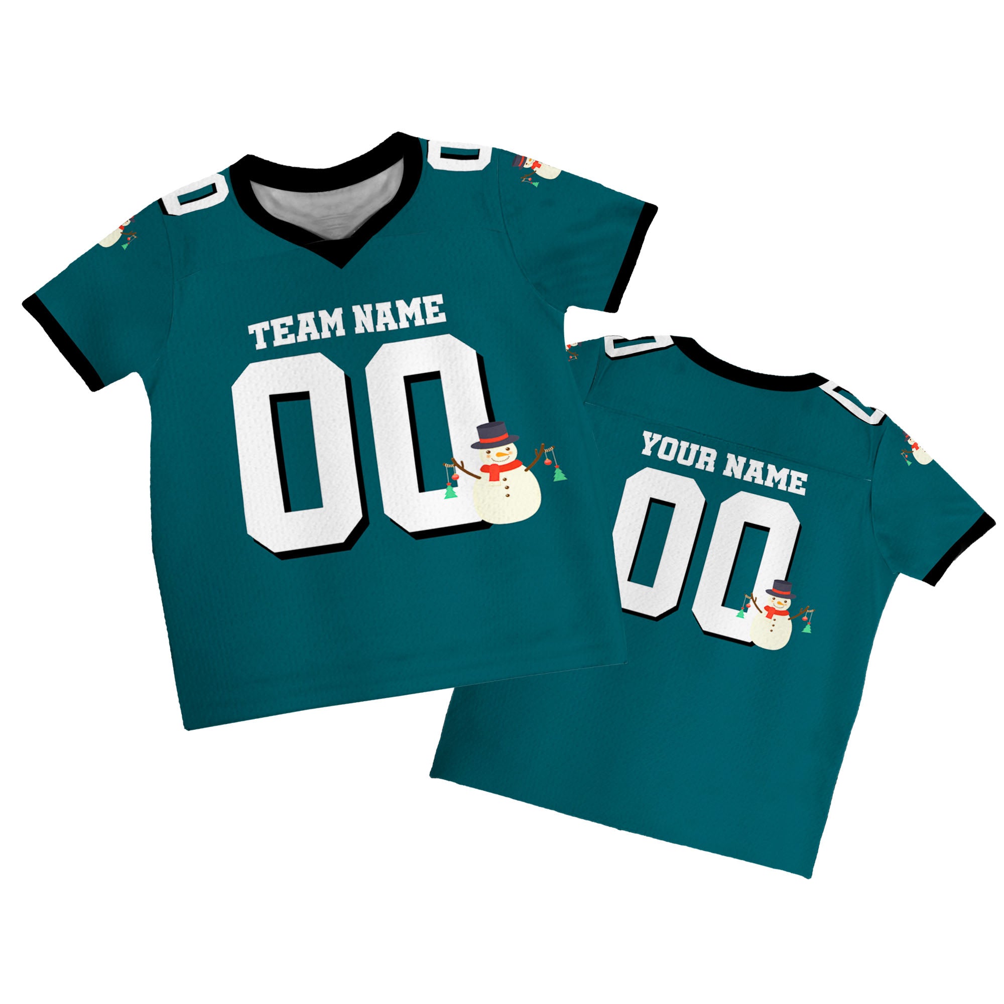 customized-snowman-football-jersey-green-and-black-american-football-vdd21-5384