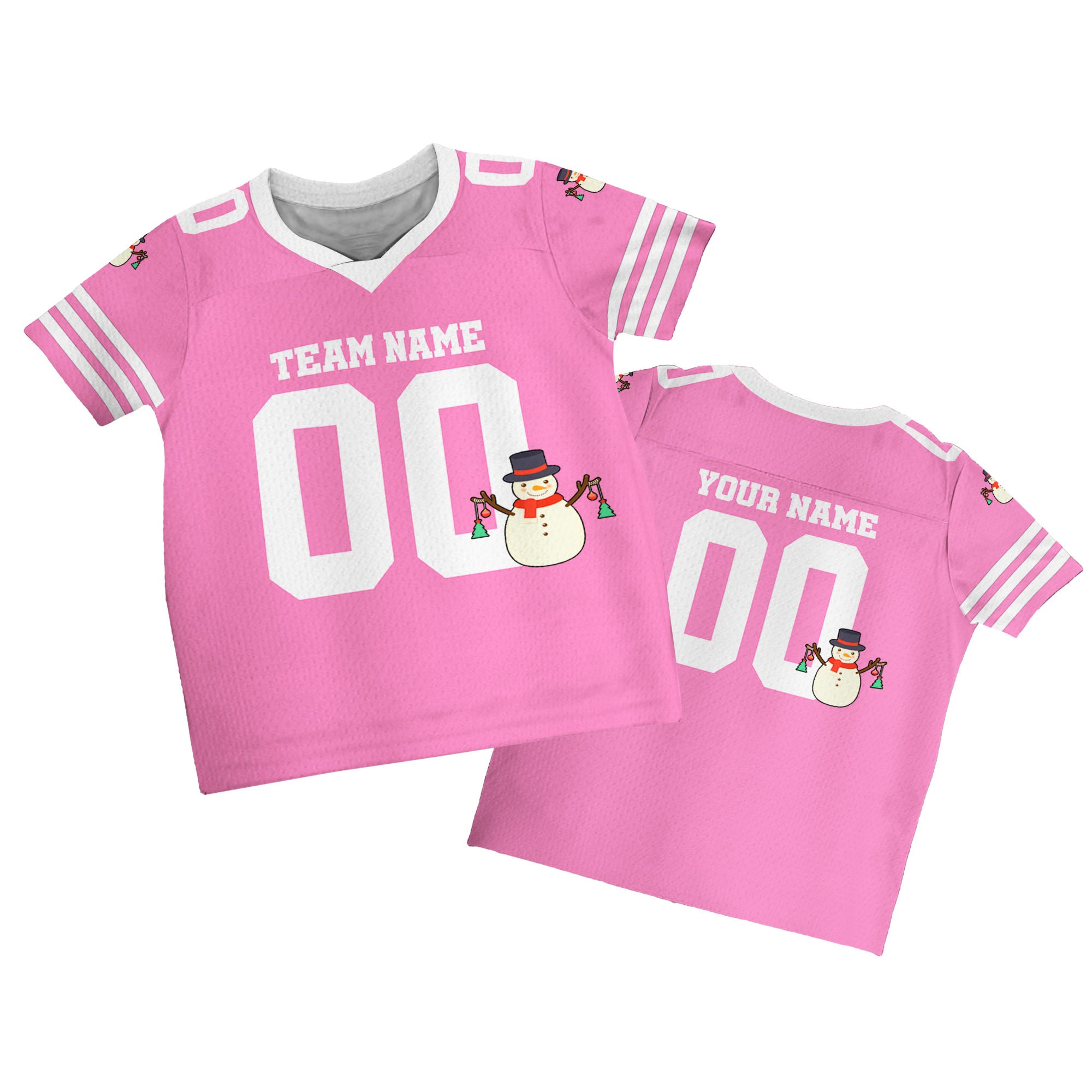 customized-snowman-football-jersey-pink-and-white-american-football-vdd21-9882