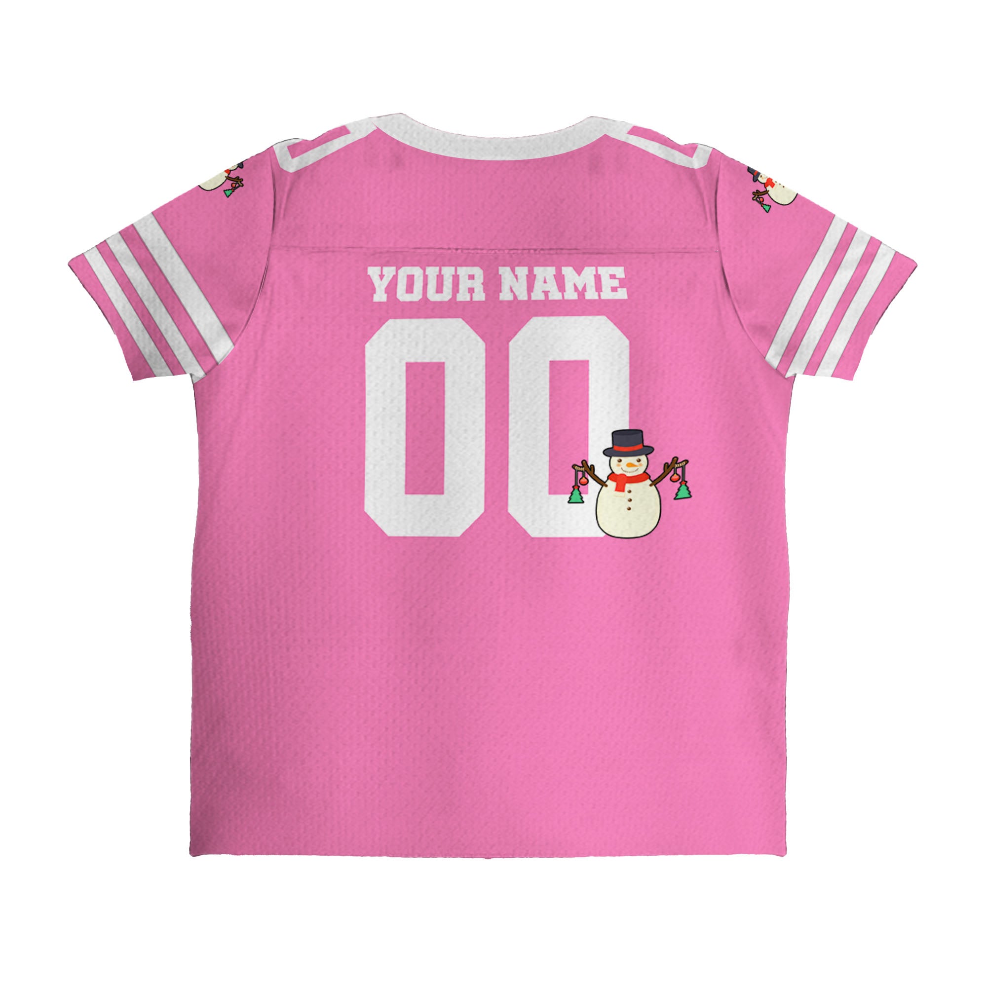 customized-snowman-football-jersey-pink-and-white-american-football-vdd21-9882