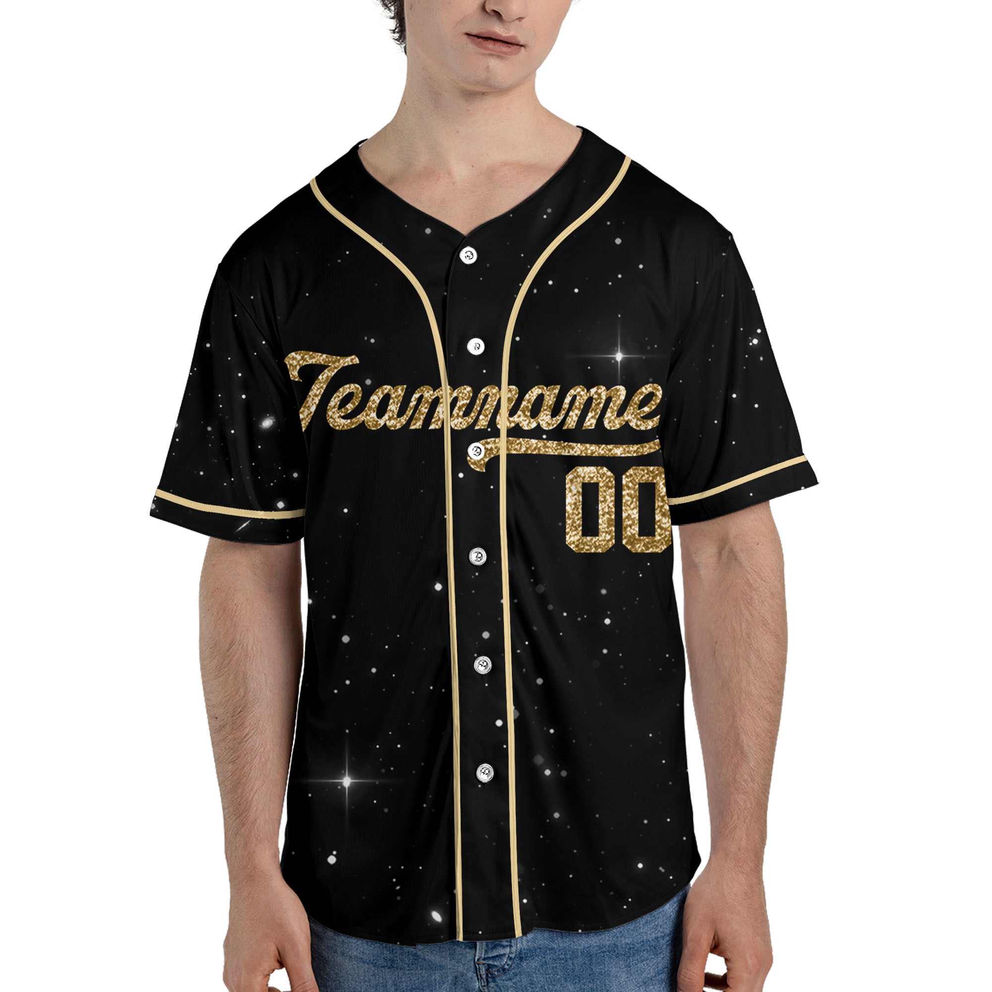 Golden-Custom-Team-Name-And-Number-Personalized-Baseball-Jersey-Collection