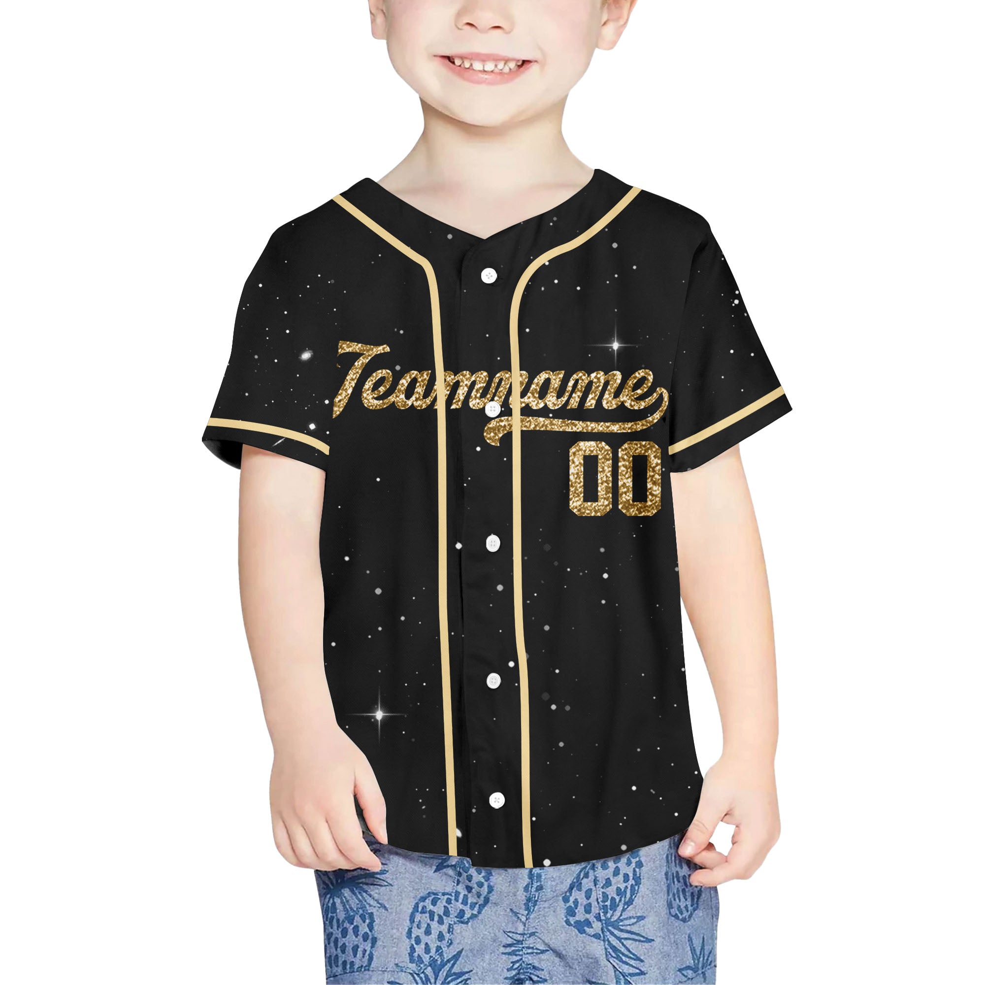 Golden-Custom-Team-Name-And-Number-Personalized-Baseball-Jersey-Collection