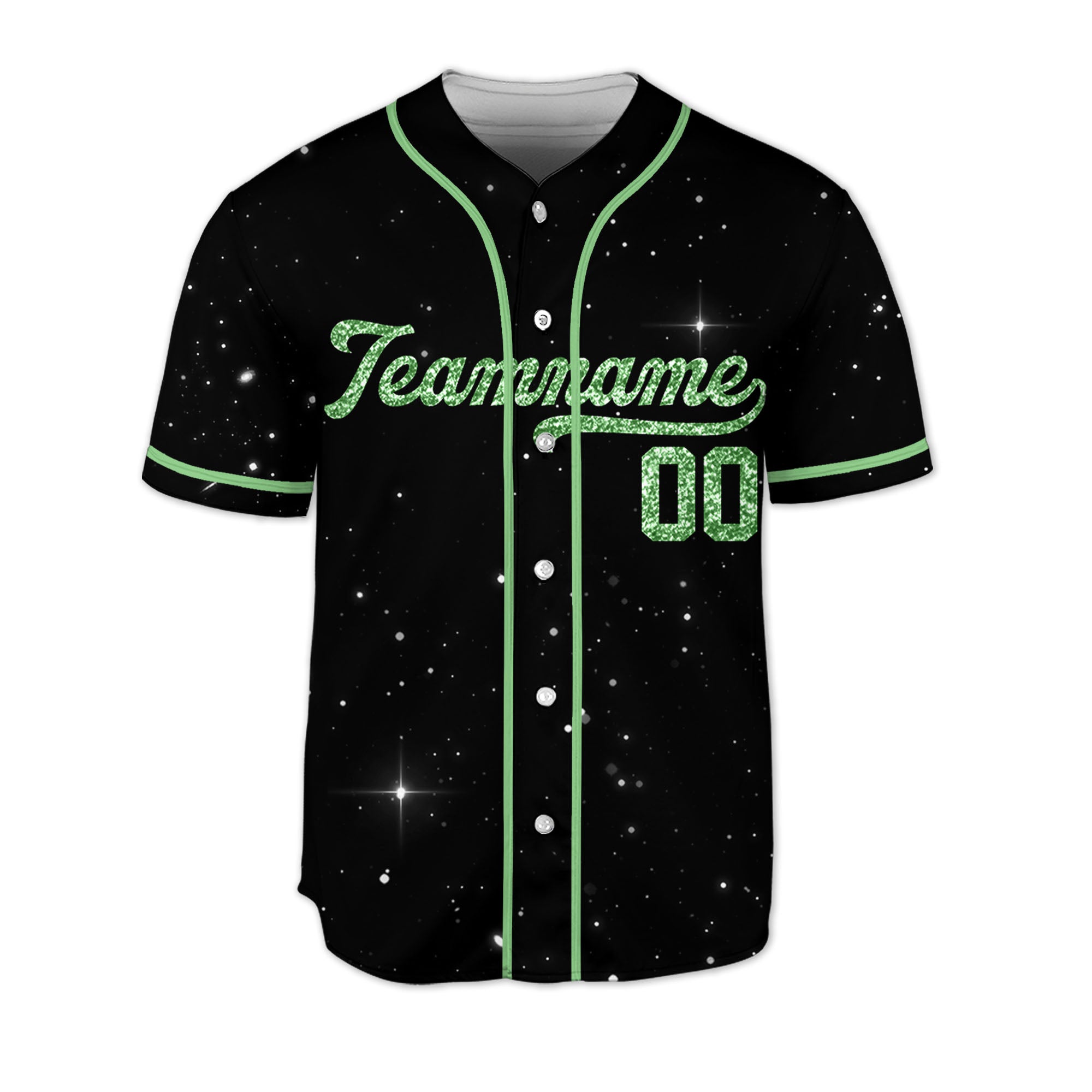Green-Custom-Team-Name-And-Number-Personalized-Baseball-Jersey-Collection
