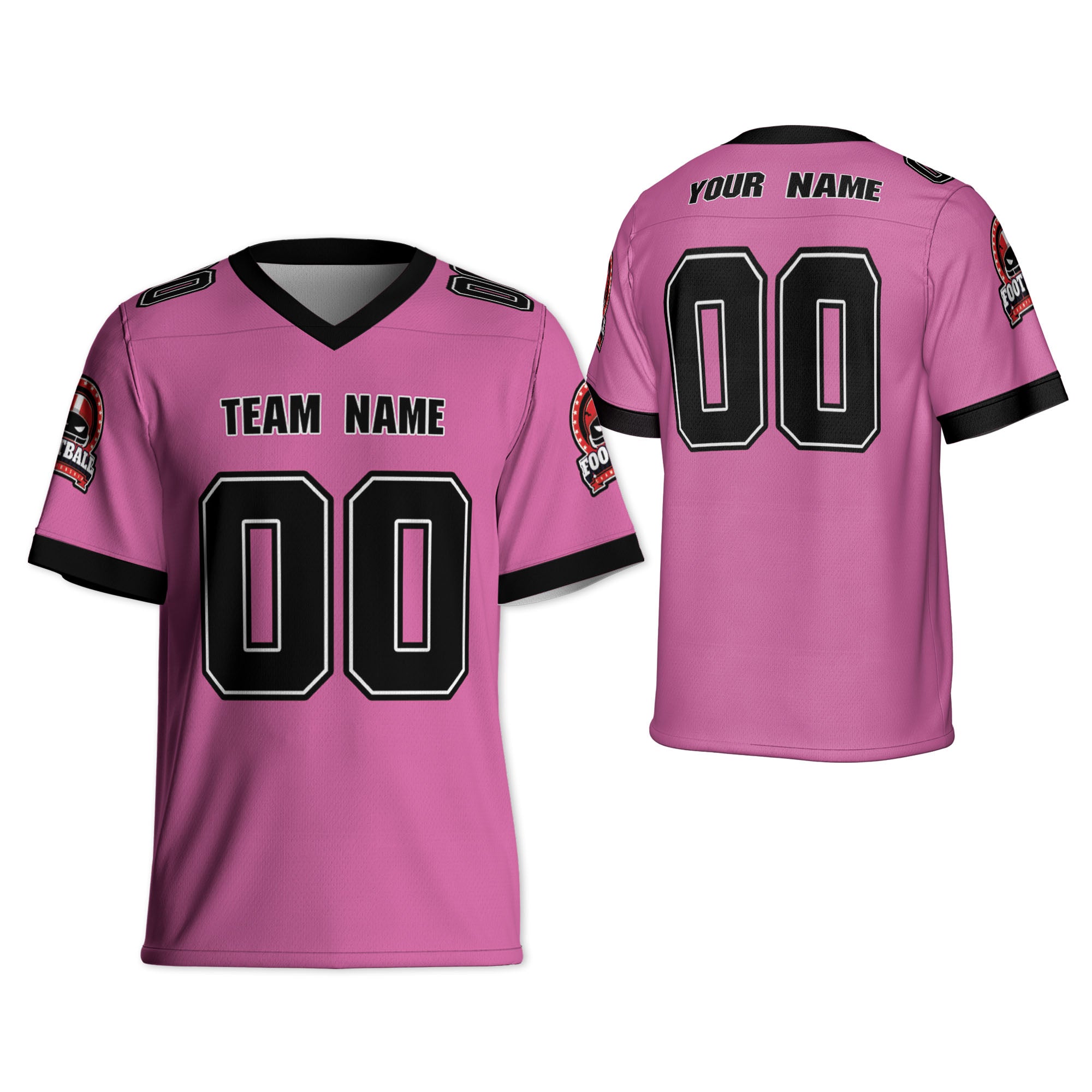 personalize-american-football-jersey-classic-pink-nda57-7485
