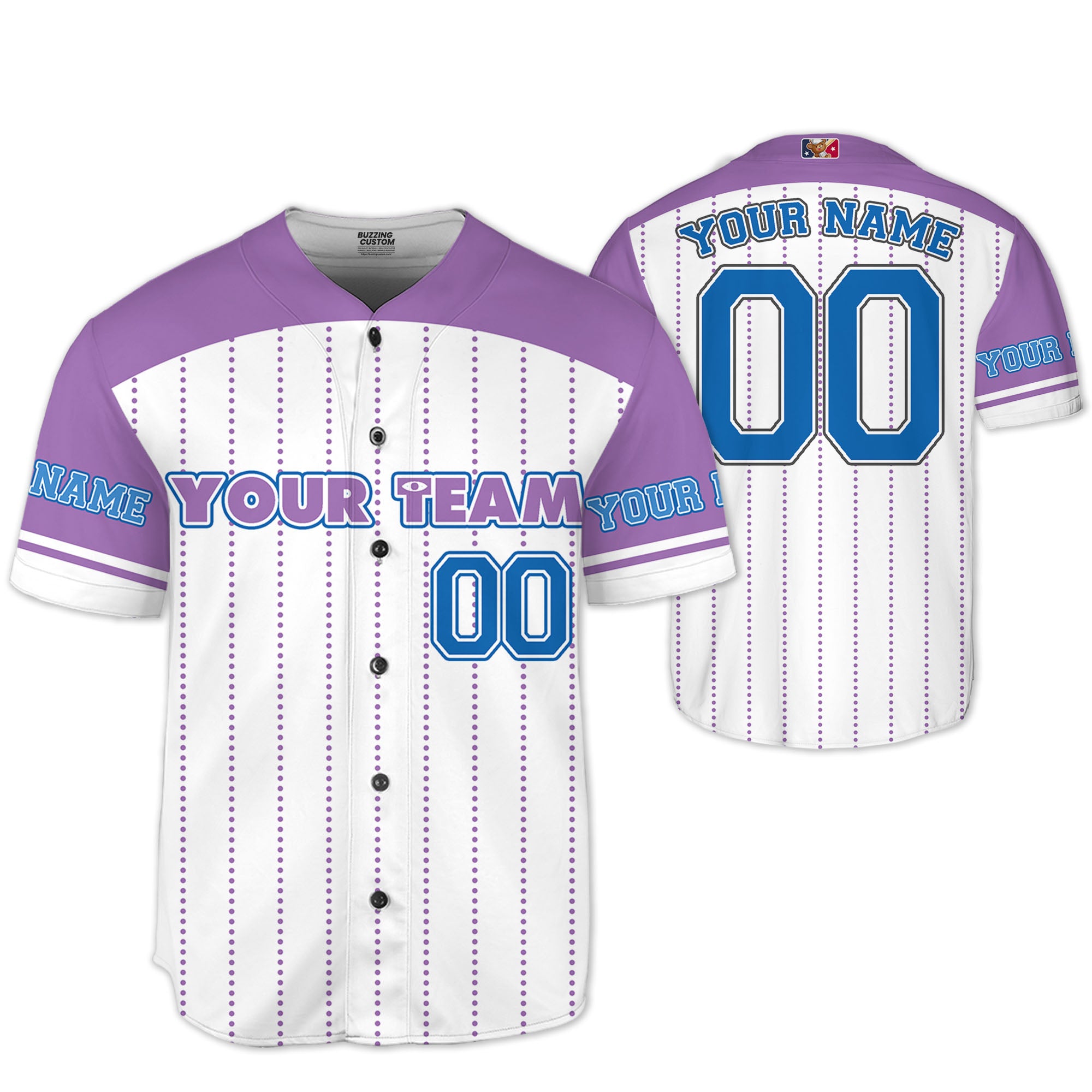 personalize-classic-baseball-jersey-awesome-striped-light-purple-i1-5467