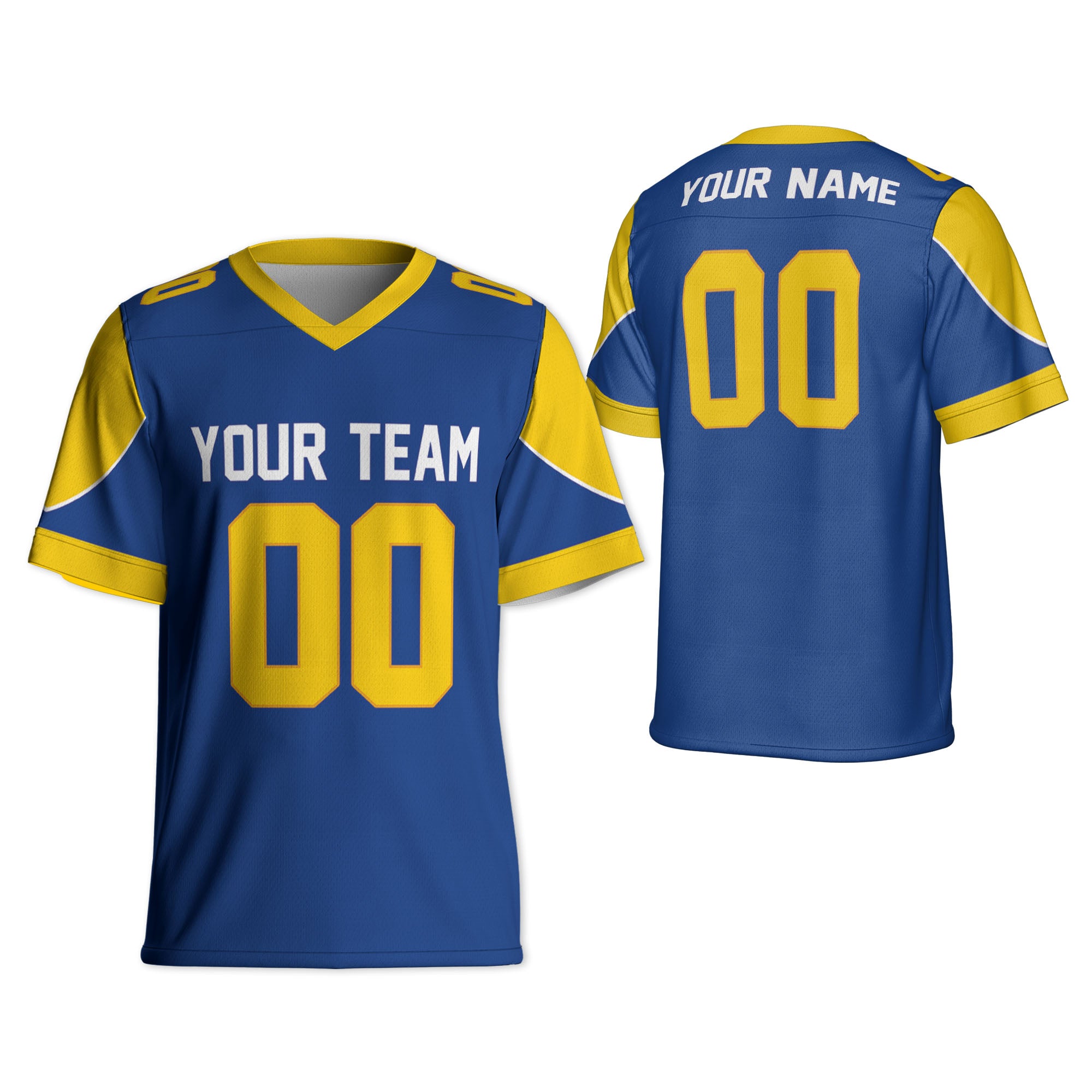 Custom-Football-Jersey-Team-And-Name-Awesome-Player-LAR-I2