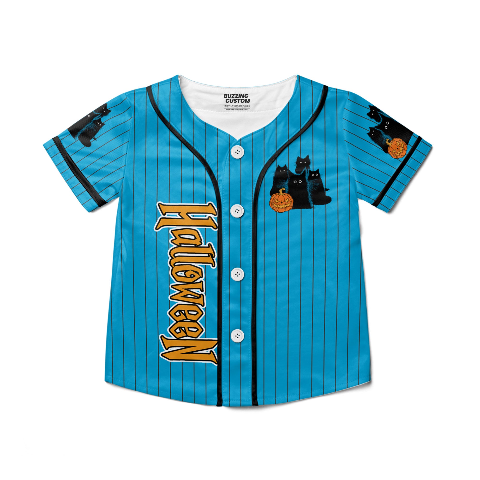 personalize-halloween-black-cat-blue-striped-i1-5829