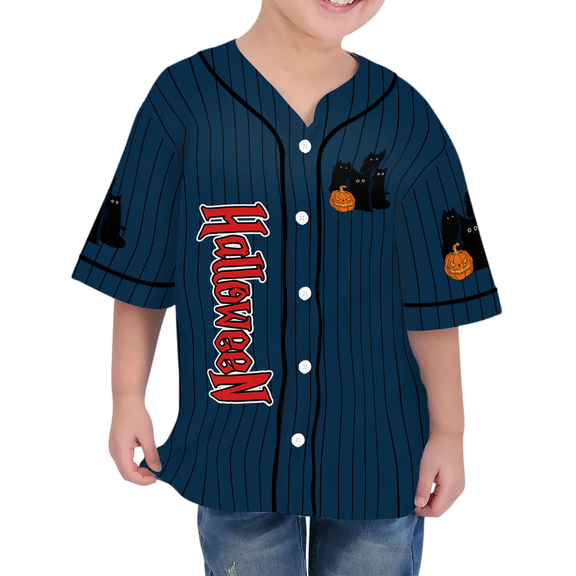 personalize-halloween-black-cat-navy-striped-i1-1739