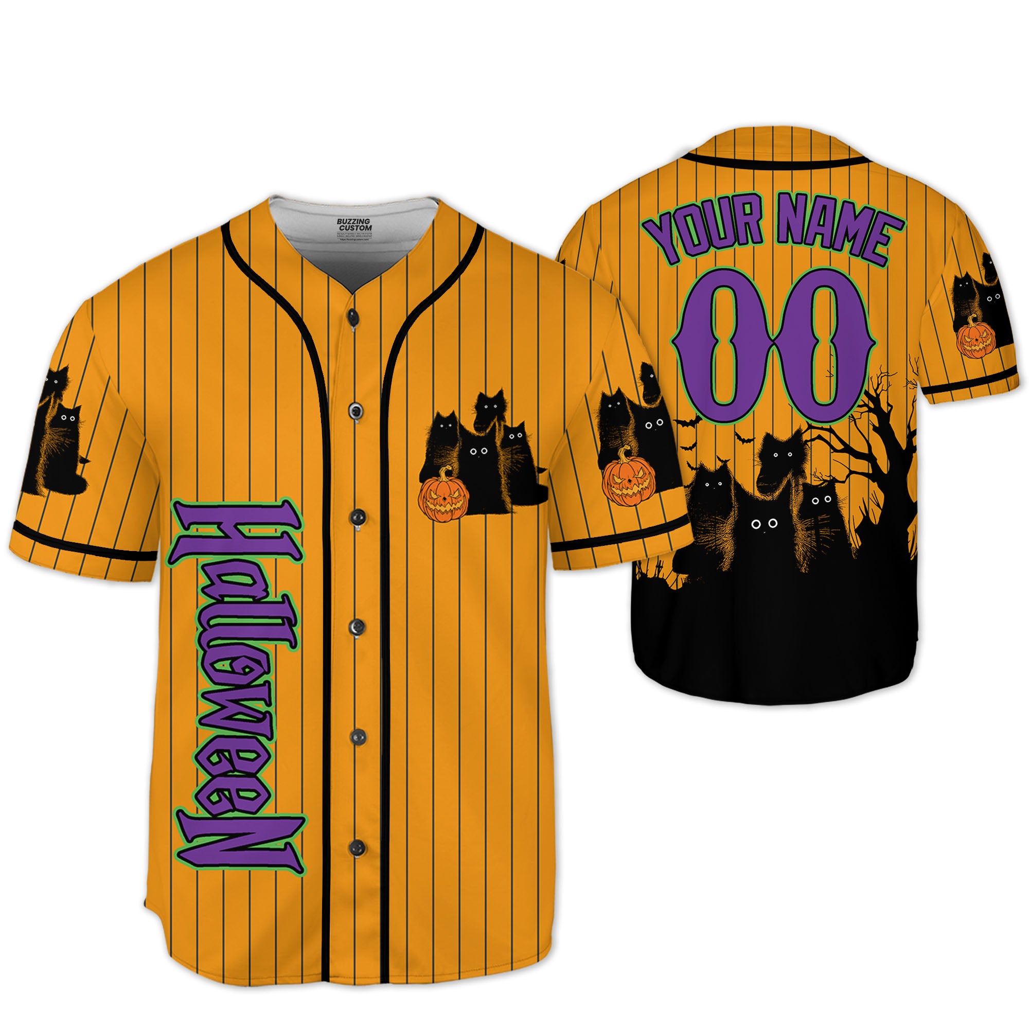 personalize-halloween-black-cat-orange-striped-i1-4769