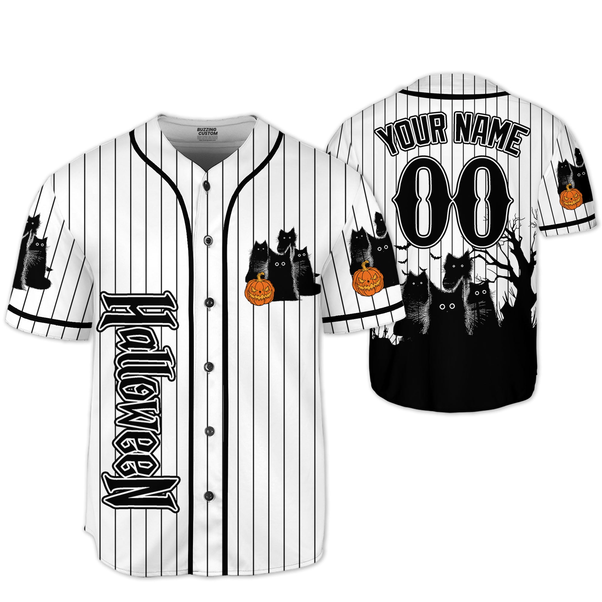 personalize-halloween-black-cat-white-striped-i1-8144
