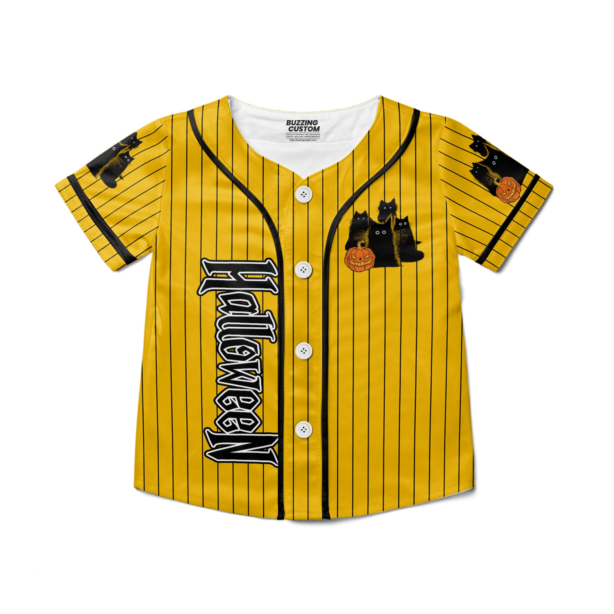 personalize-halloween-black-cat-yellow-striped-i1-4873