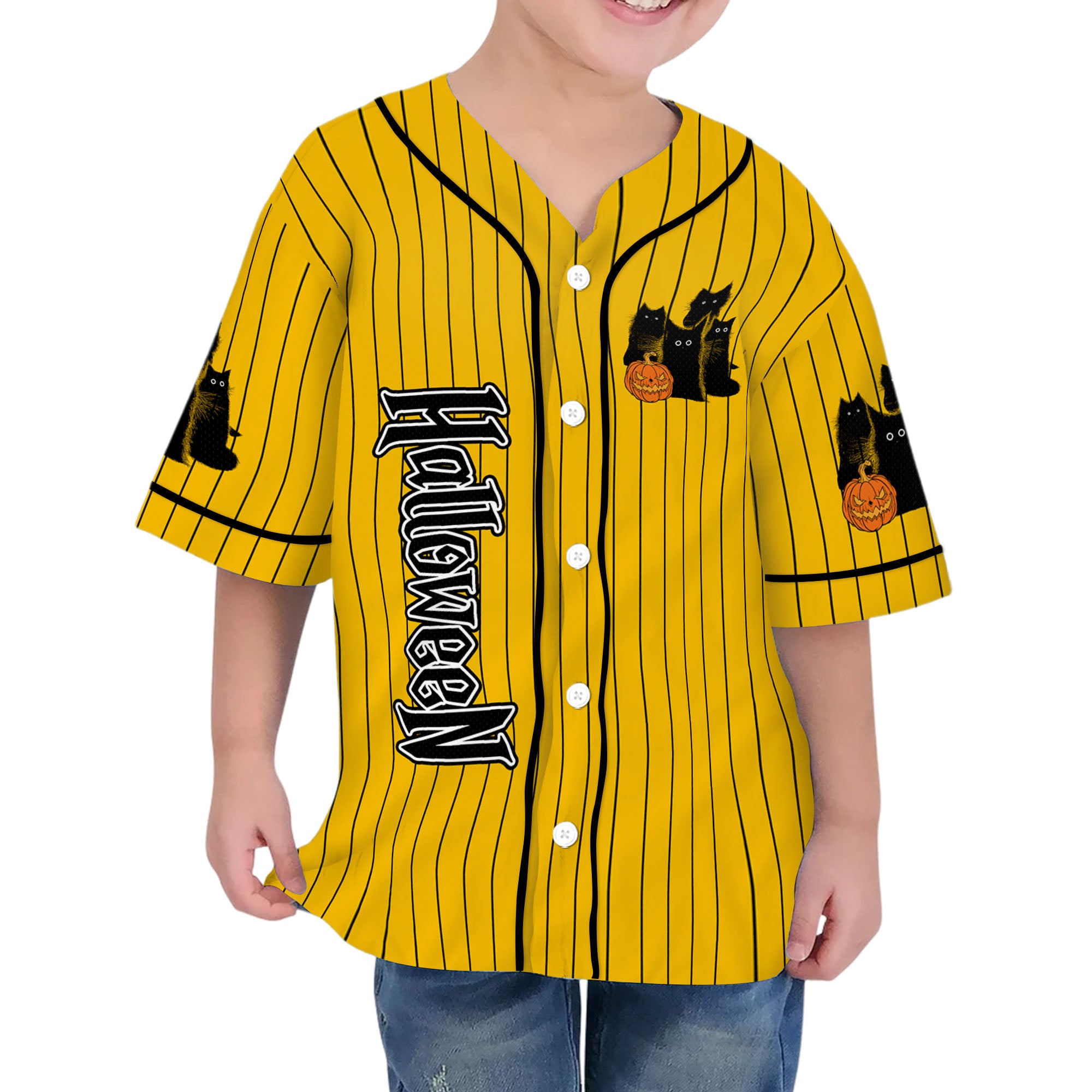 personalize-halloween-black-cat-yellow-striped-i1-4873