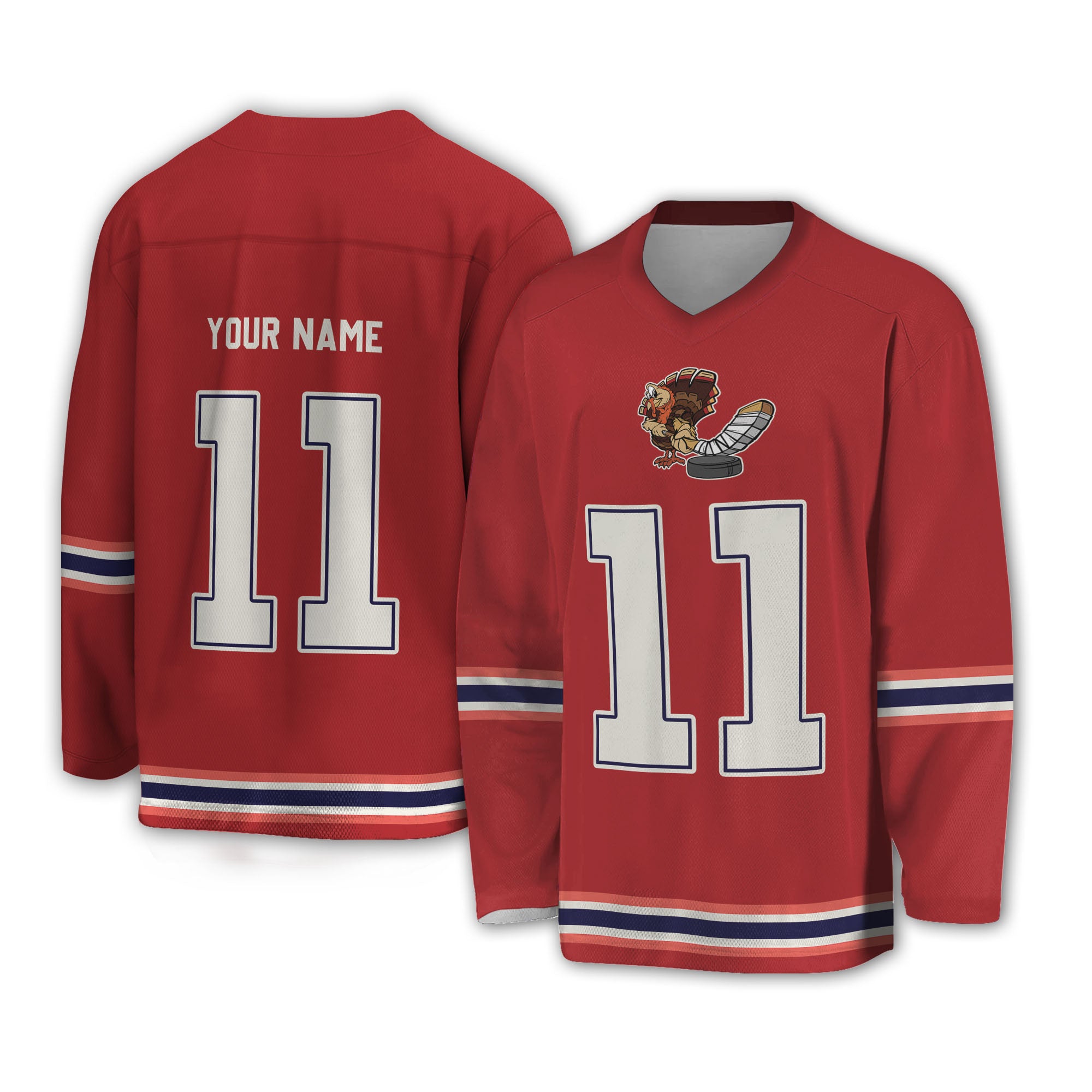 personalize-hockey-jersey-thanksgiving-red-nda54-5431