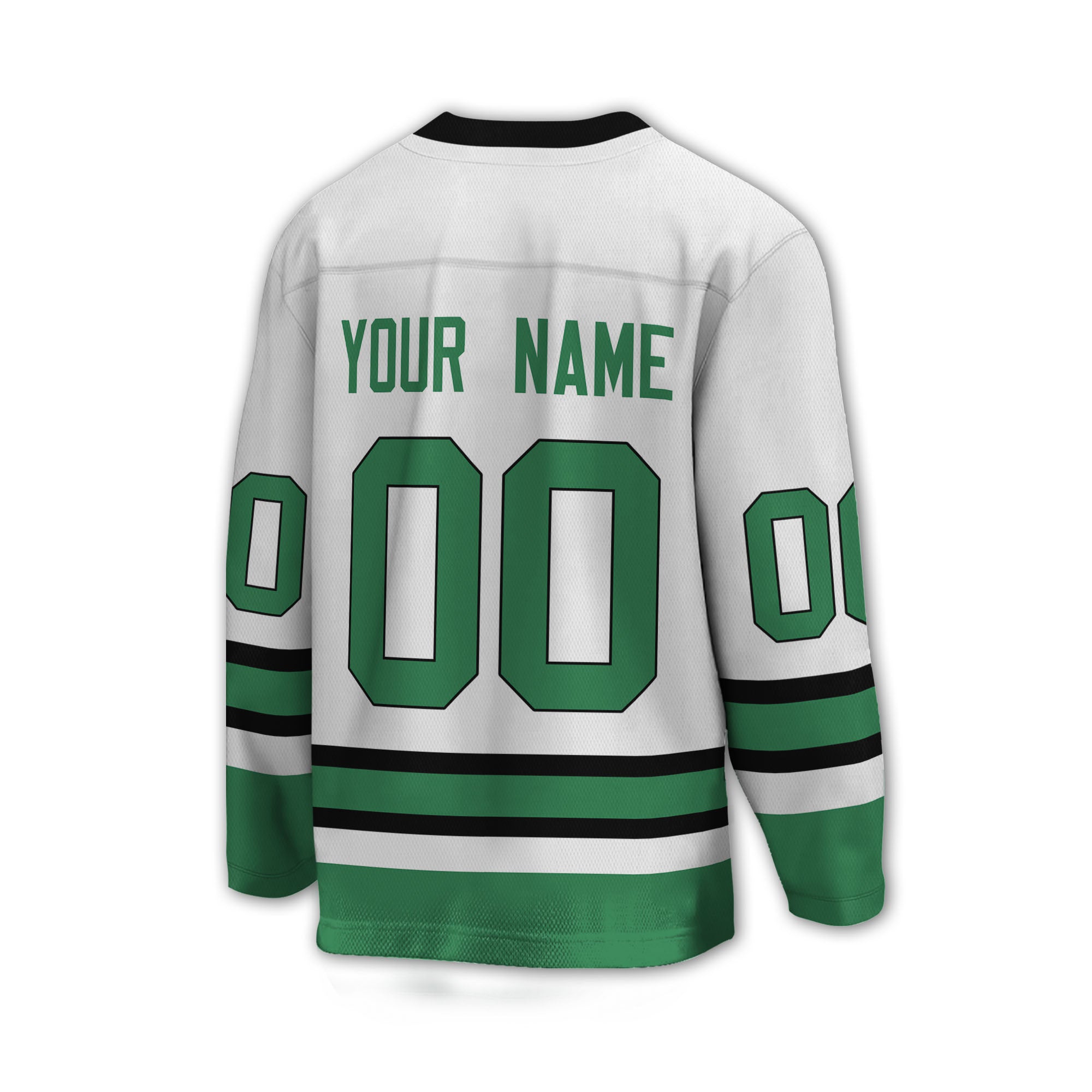 Personalize Hockey Sport Awesome White Green NDA05