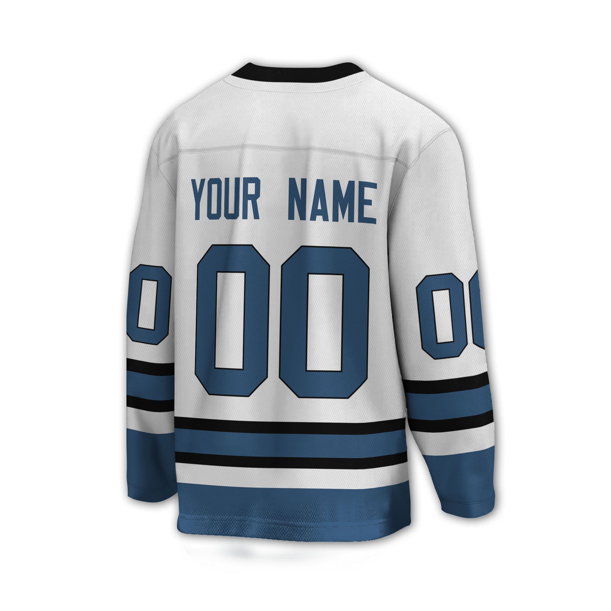 Personalize Hockey Sport Awesome White Navy NDA05