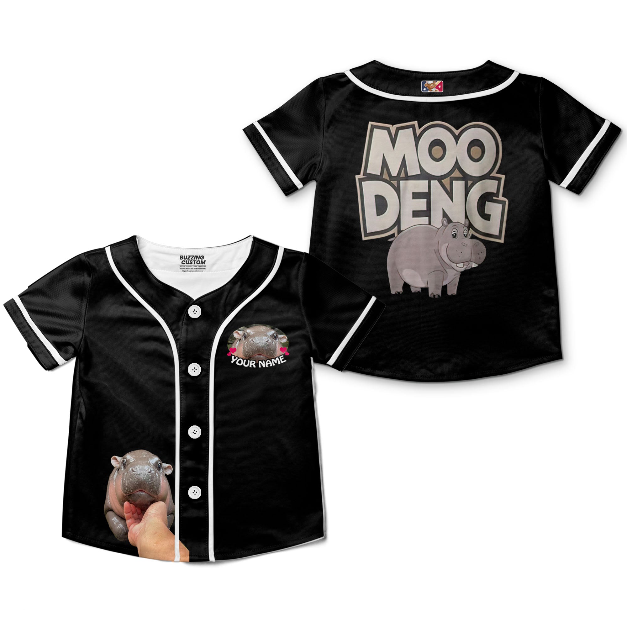 personalize-moo-deng-cute-black-baseball-jersey-i2-7295