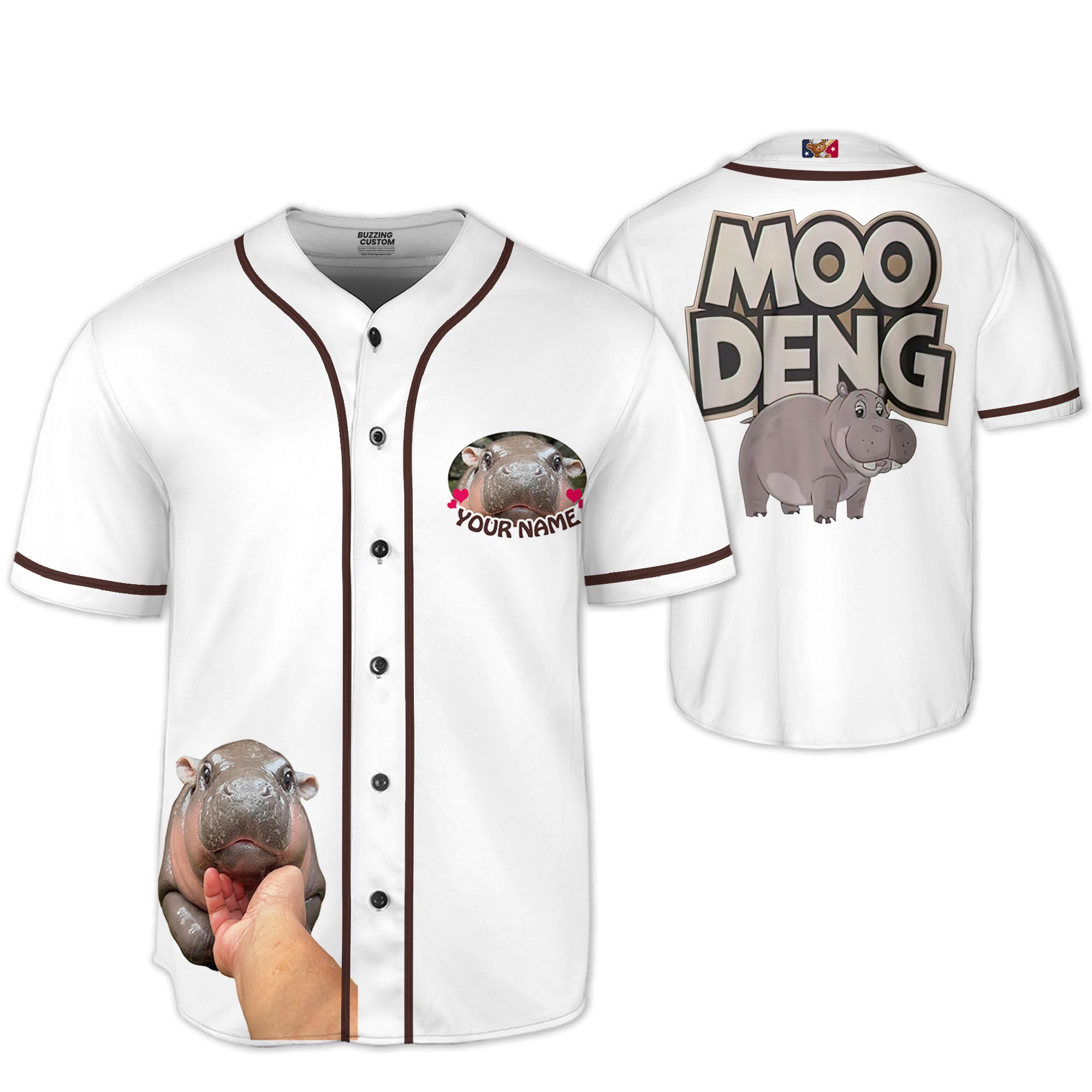 personalize-moo-deng-cute-white-baseball-jersey-i2-5494