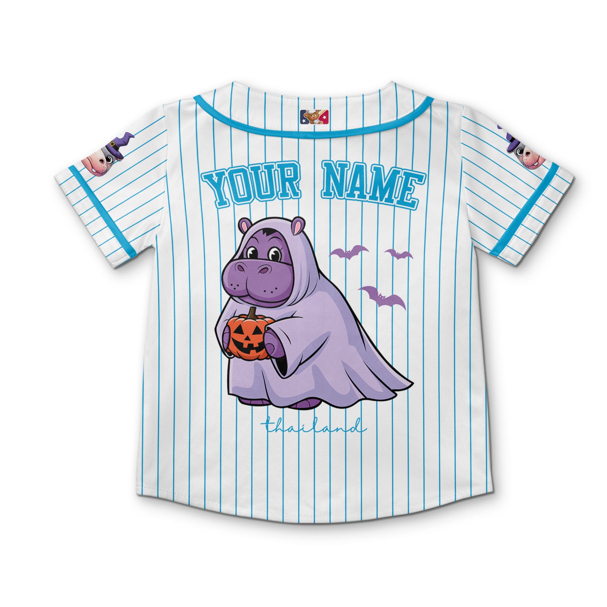 personalize-moo-deng-halloween-cute-blue-baseball-jersey-i2-1193