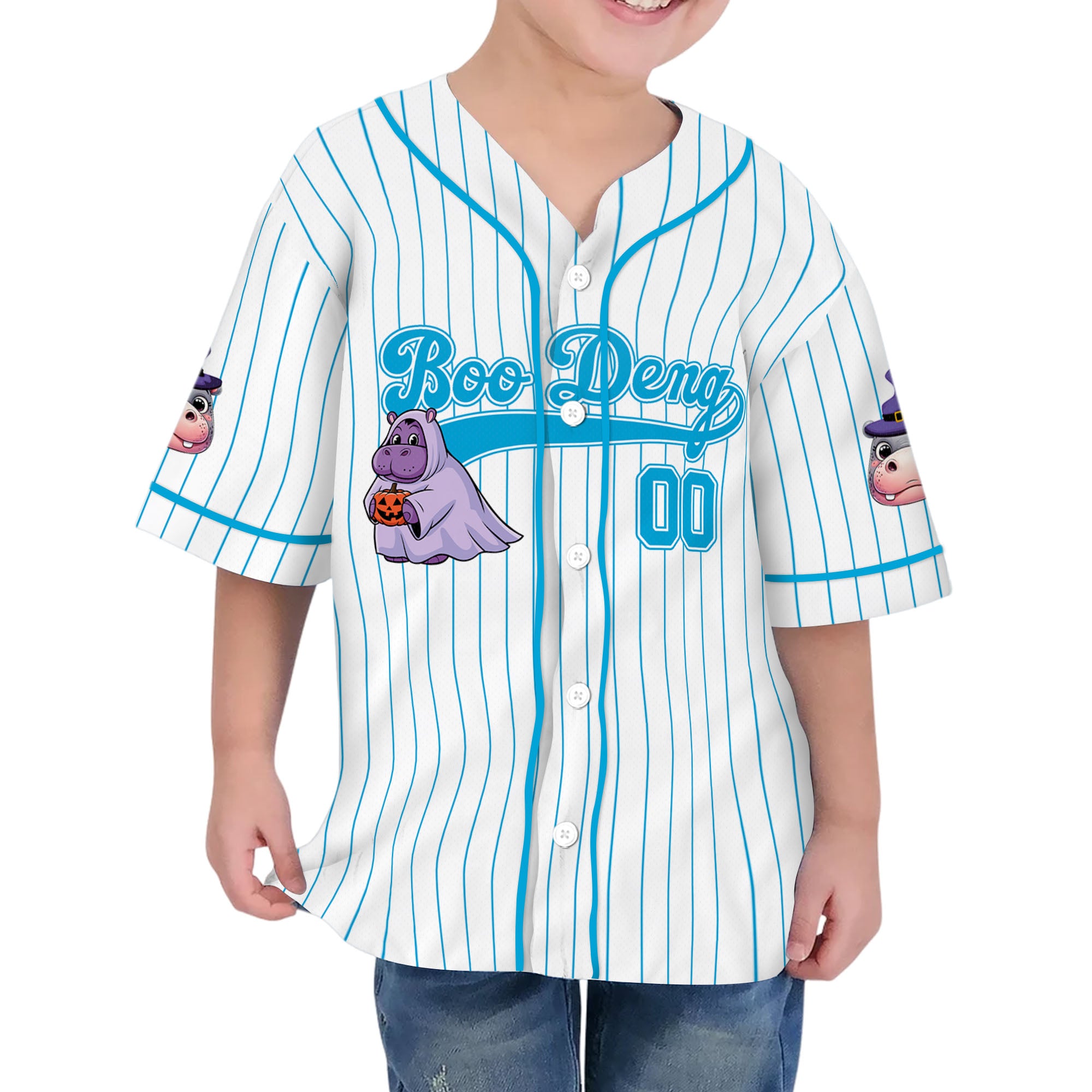 personalize-moo-deng-halloween-cute-blue-baseball-jersey-i2-1193