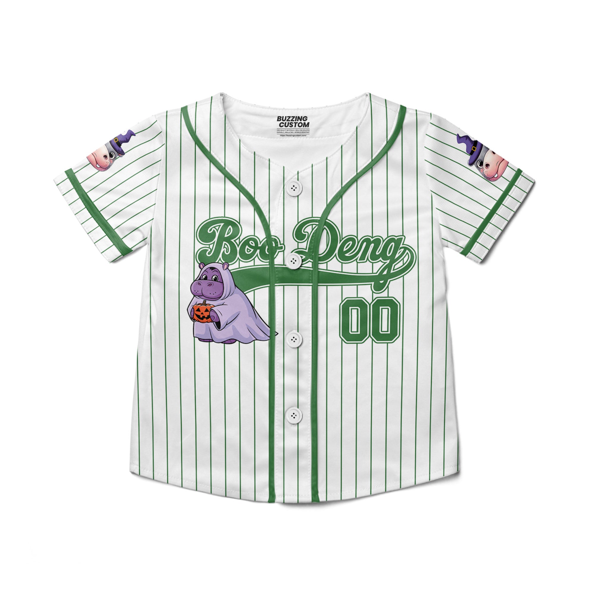 personalize-moo-deng-halloween-cute-green-baseball-jersey-i2-8462