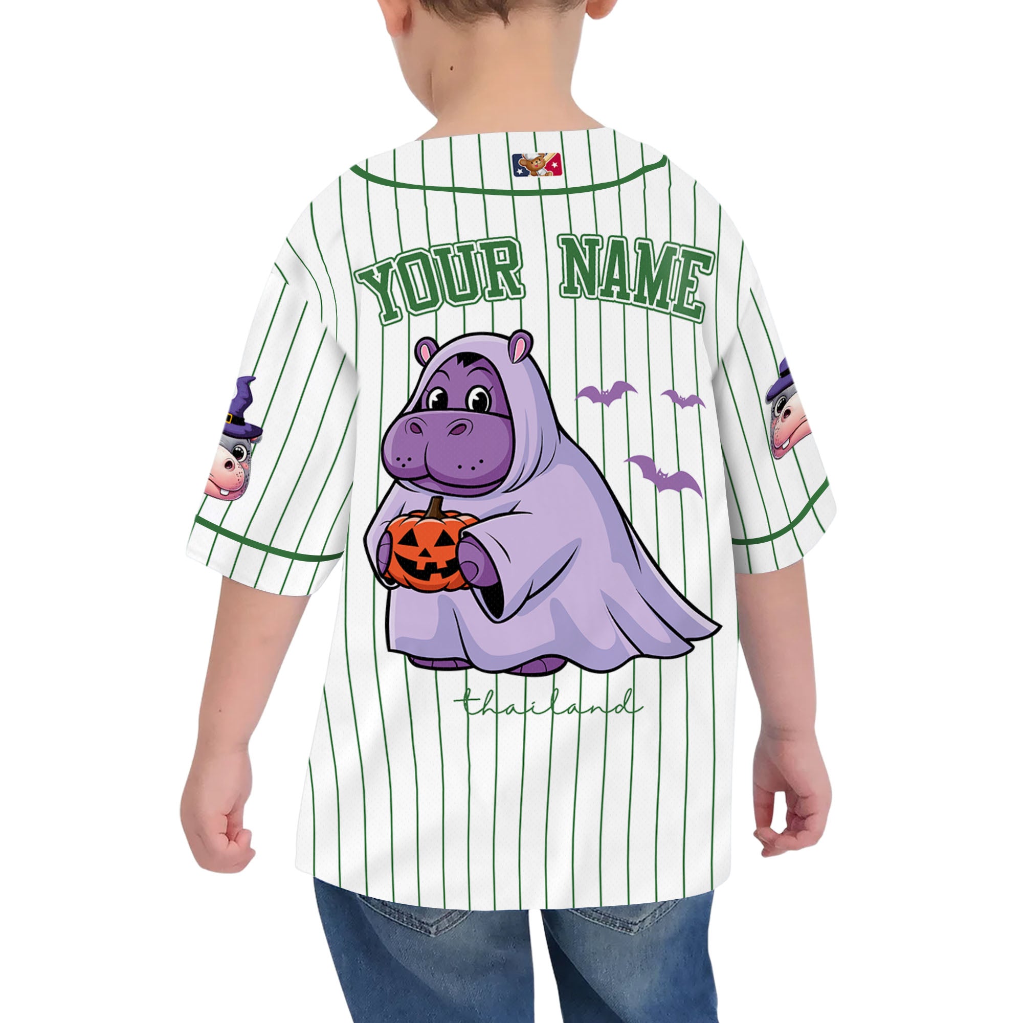 personalize-moo-deng-halloween-cute-green-baseball-jersey-i2-8462
