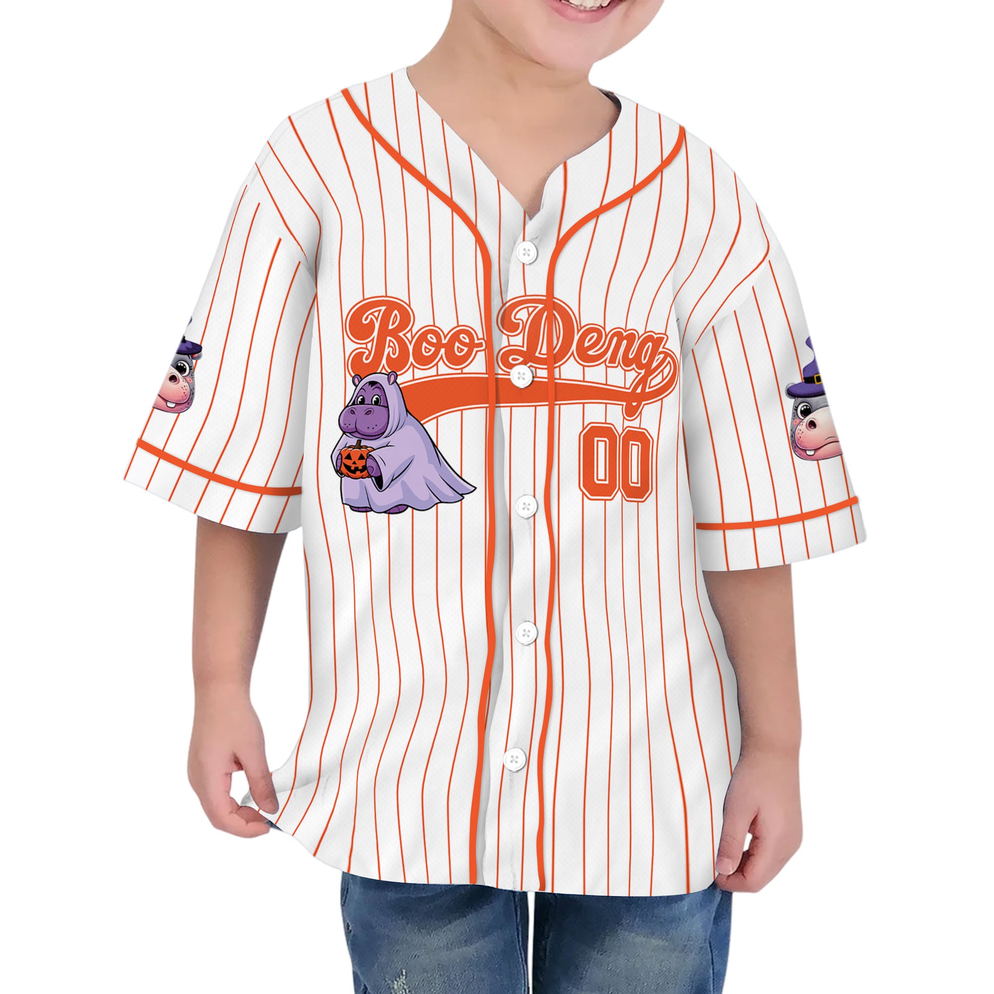 personalize-moo-deng-halloween-cute-orange-baseball-jersey-i2-3555
