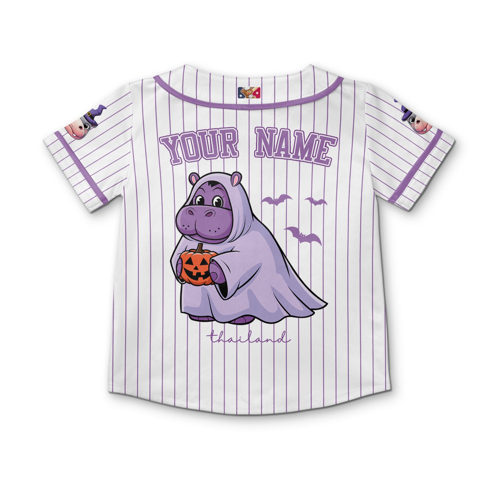 personalize-moo-deng-halloween-cute-purple-baseball-jersey-i2-8208
