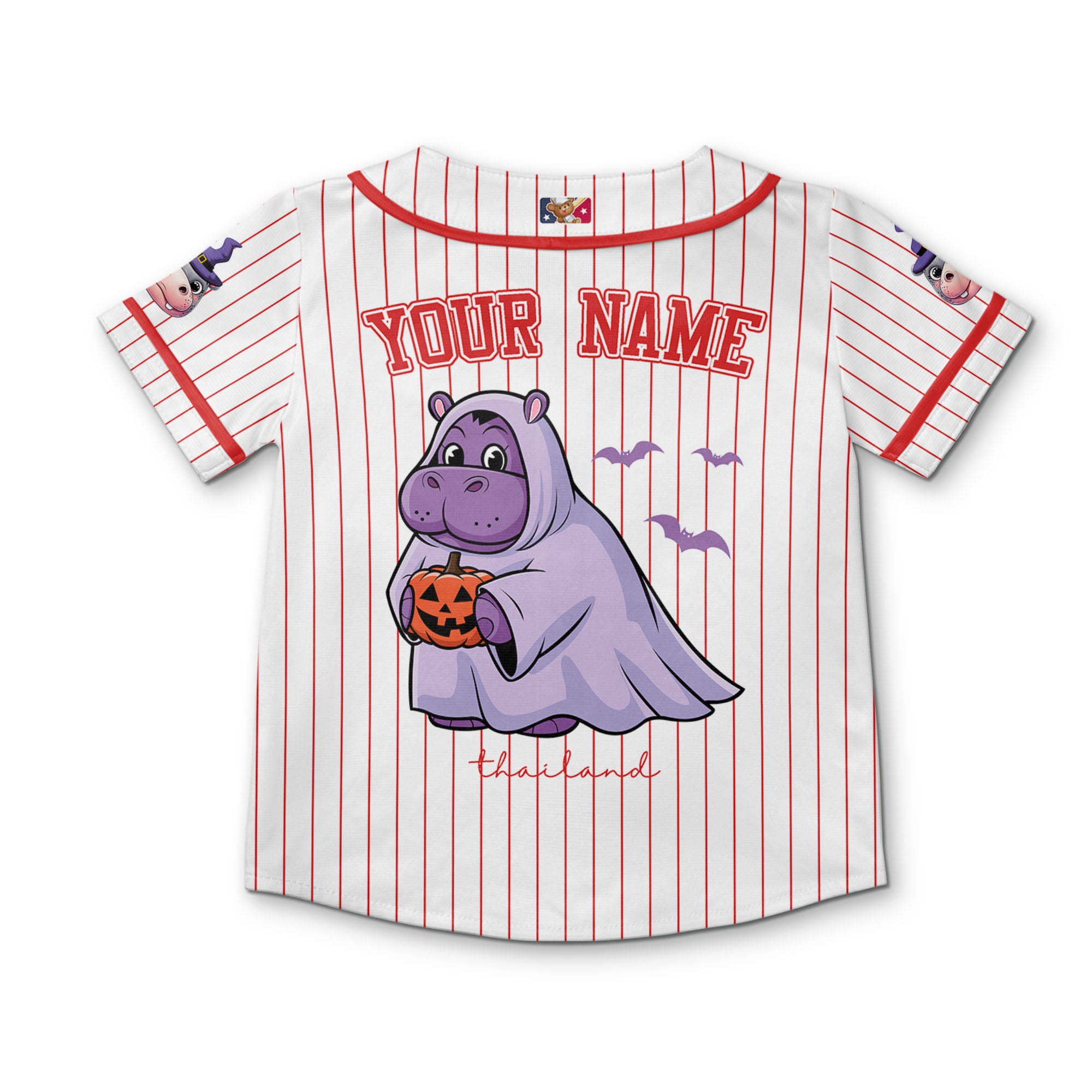personalize-moo-deng-halloween-cute-red-baseball-jersey-i2-7305