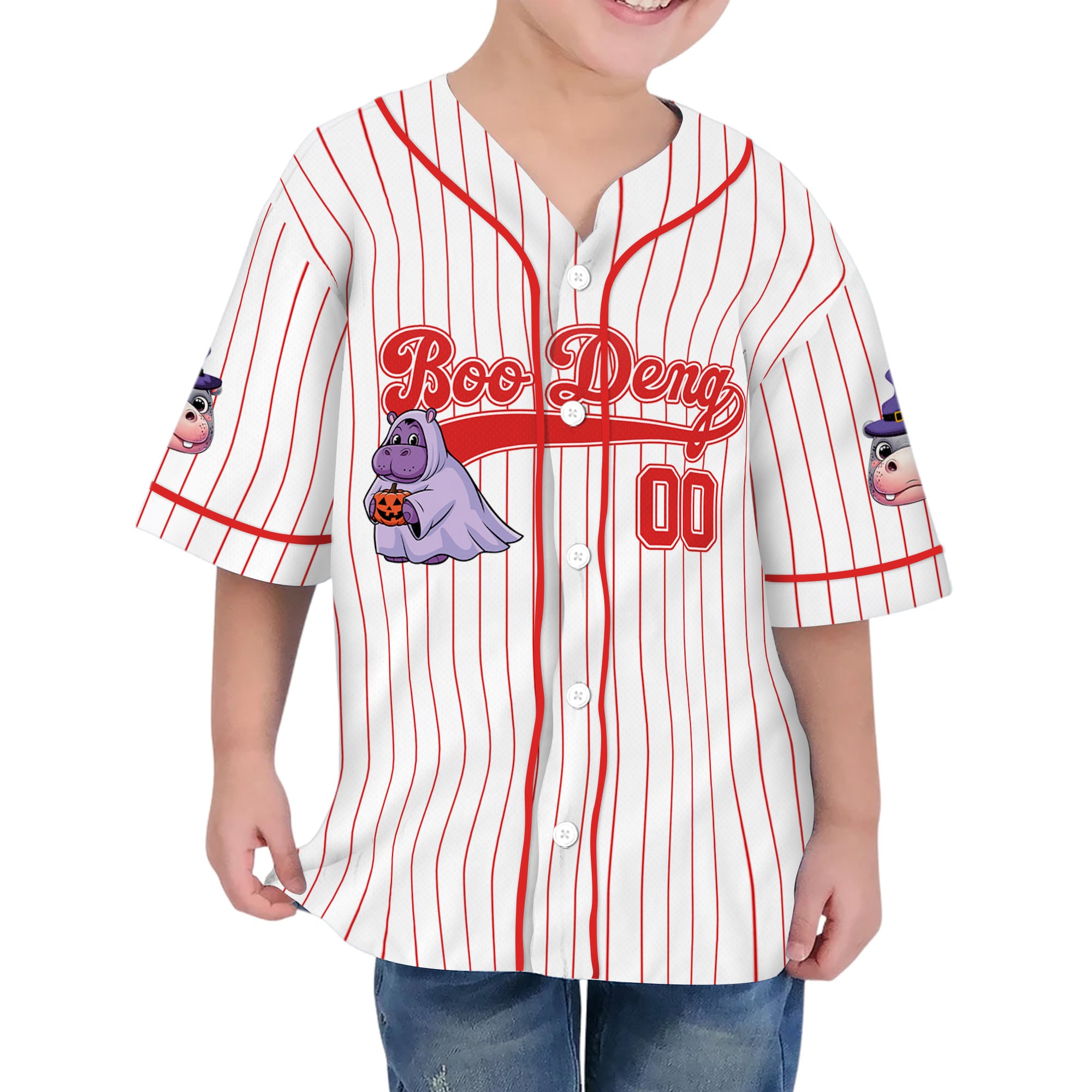 personalize-moo-deng-halloween-cute-red-baseball-jersey-i2-7305