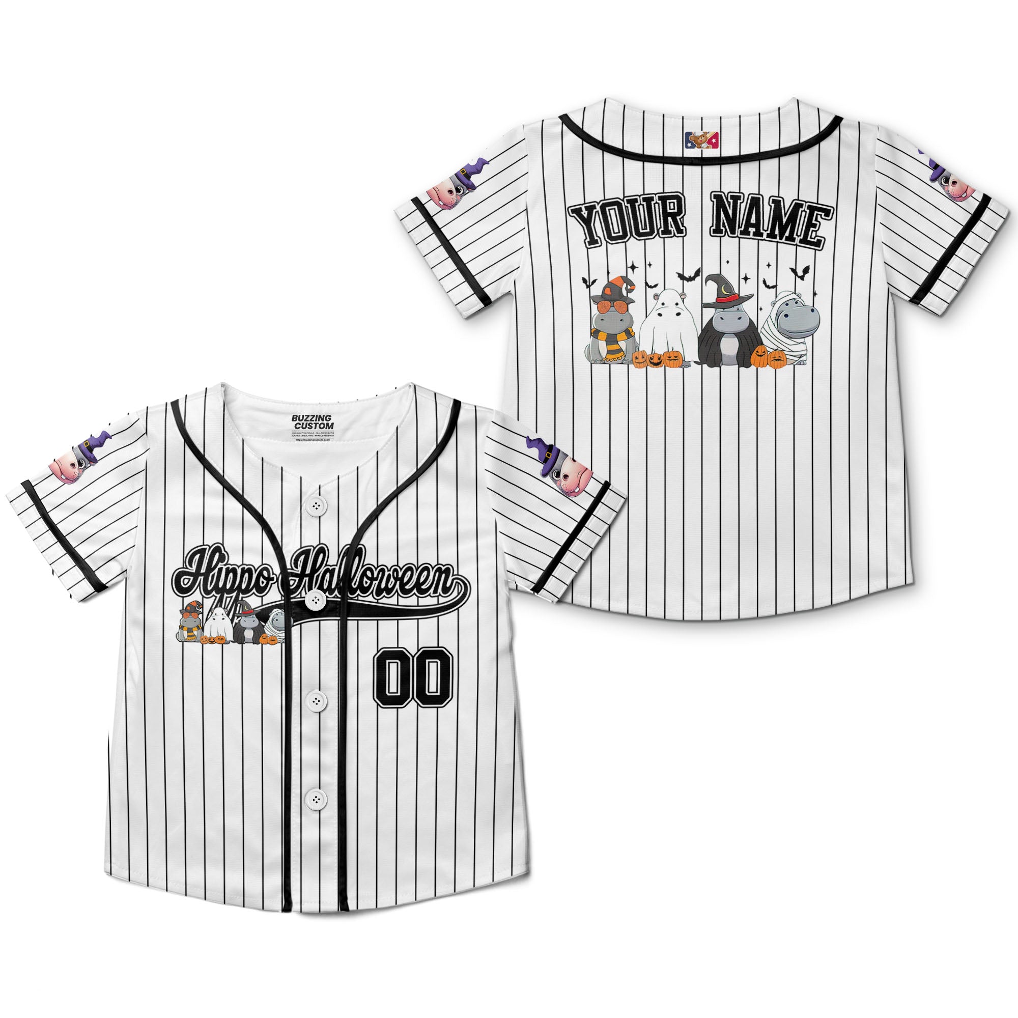 personalize-moo-deng-hippo-halloween-black-baseball-jersey-i2-5886