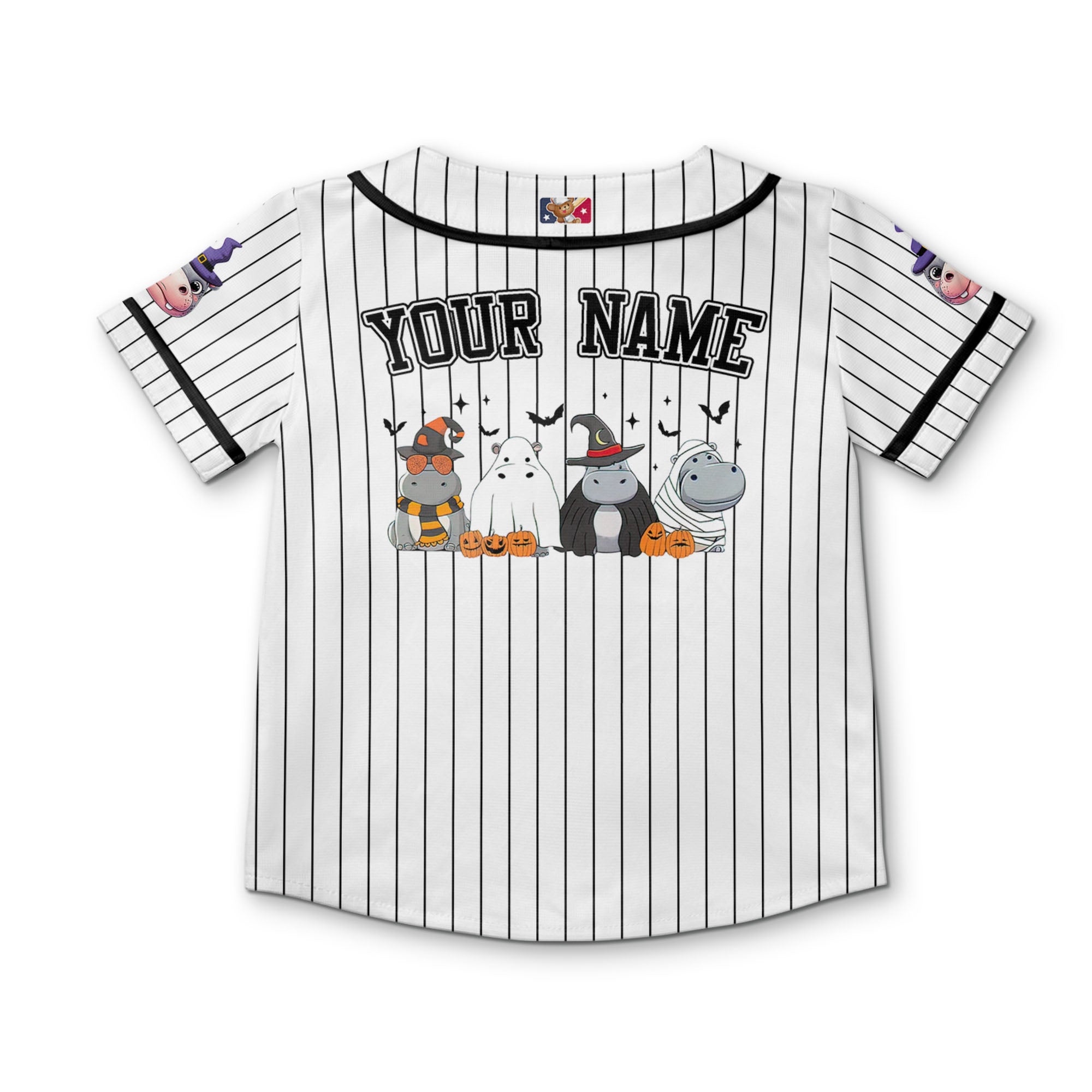 personalize-moo-deng-hippo-halloween-black-baseball-jersey-i2-5886