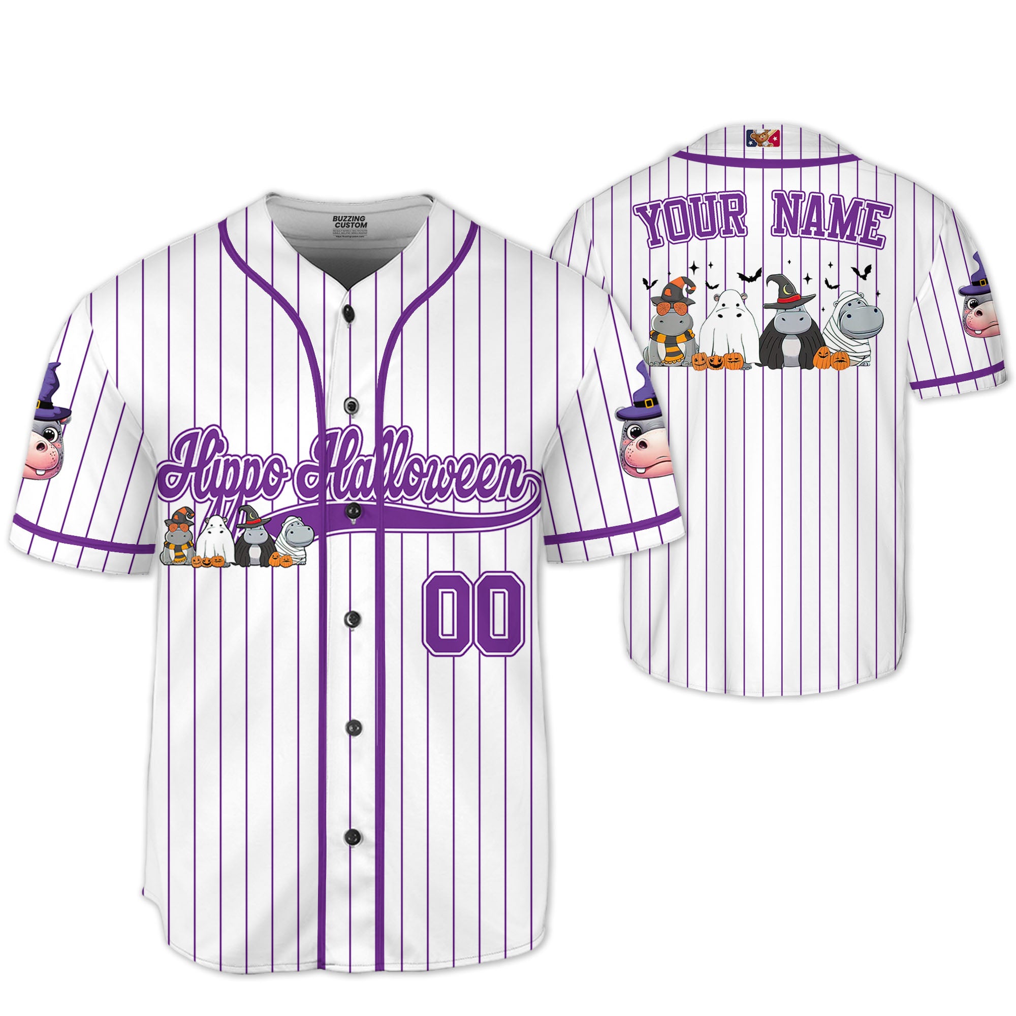 personalize-moo-deng-hippo-halloween-purple-baseball-jersey-i2-4167