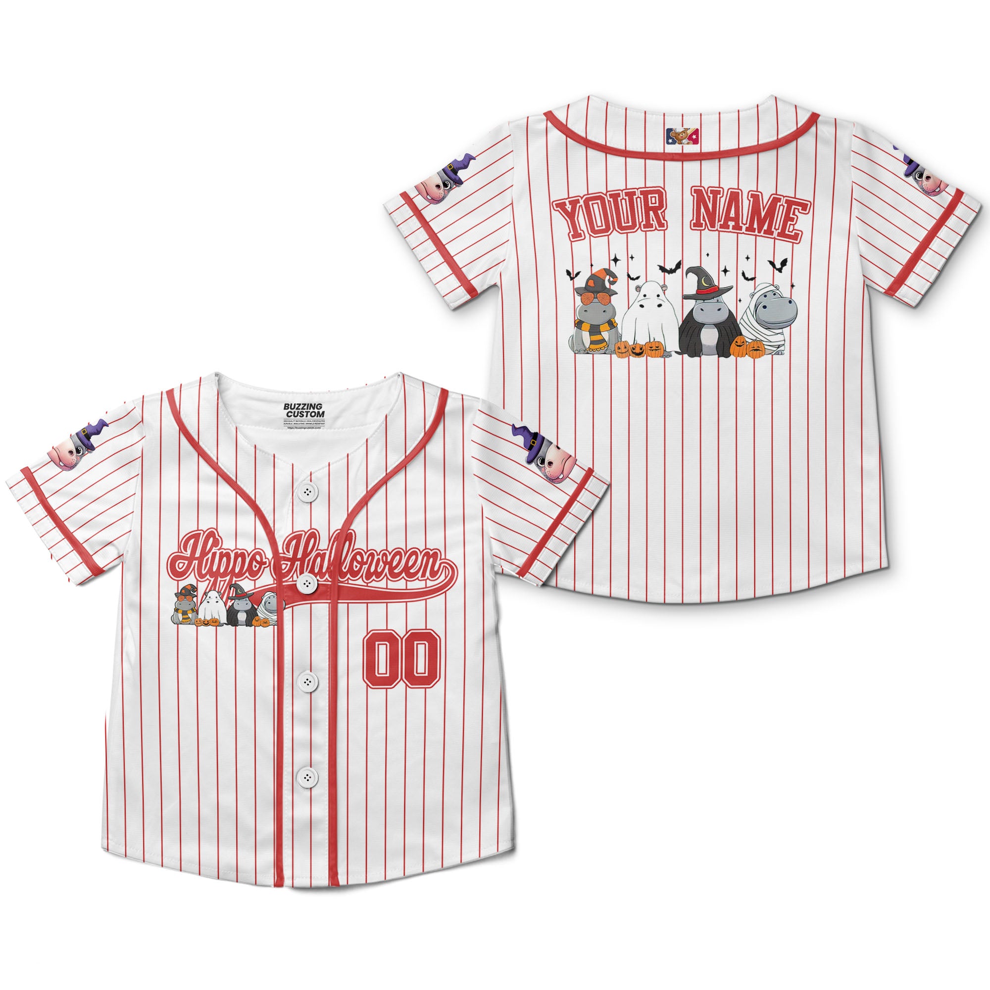 personalize-moo-deng-hippo-halloween-red-baseball-jersey-i2-4332