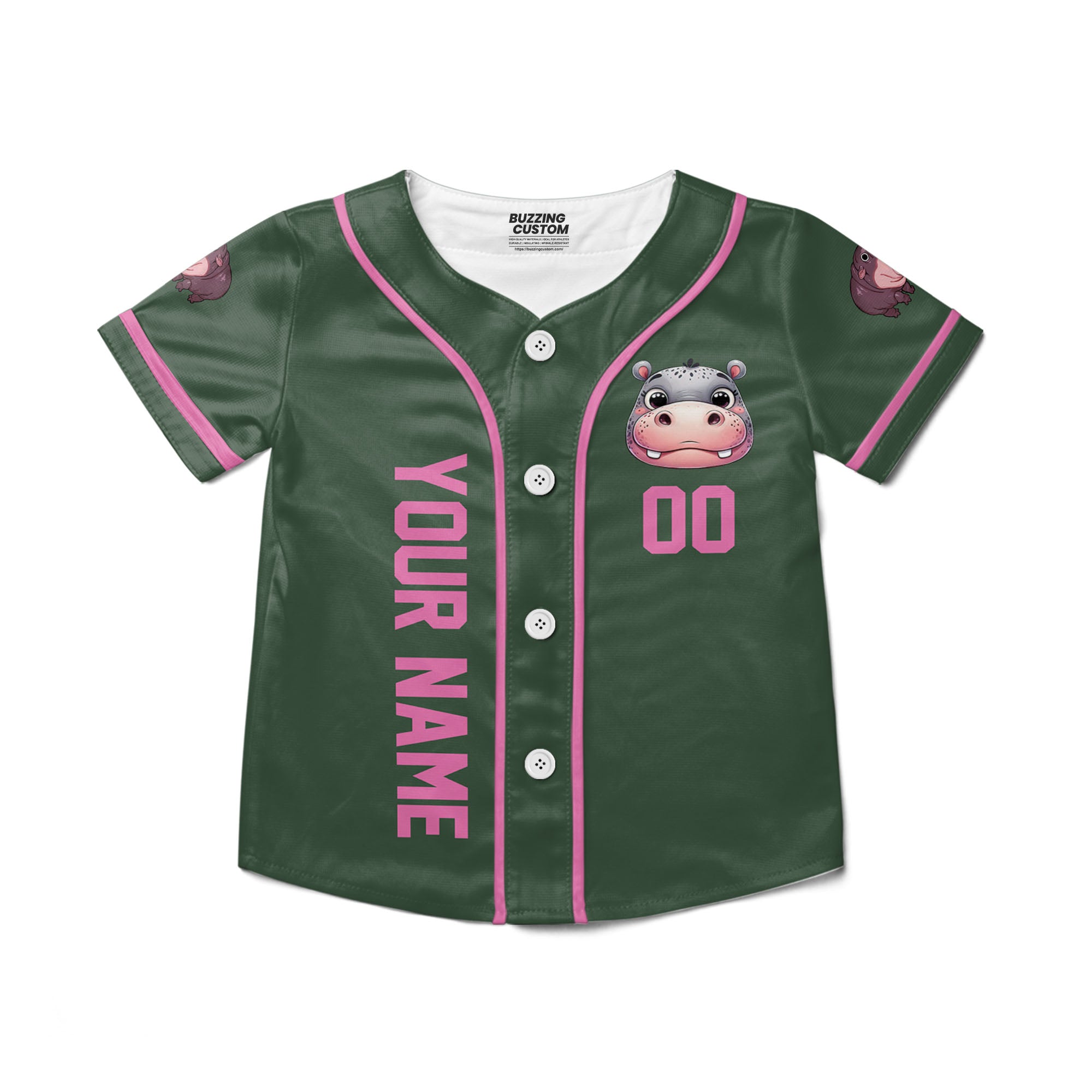 personalize-moo-deng-i-love-moo-deng-forest-green-baseball-jersey-i2-1050