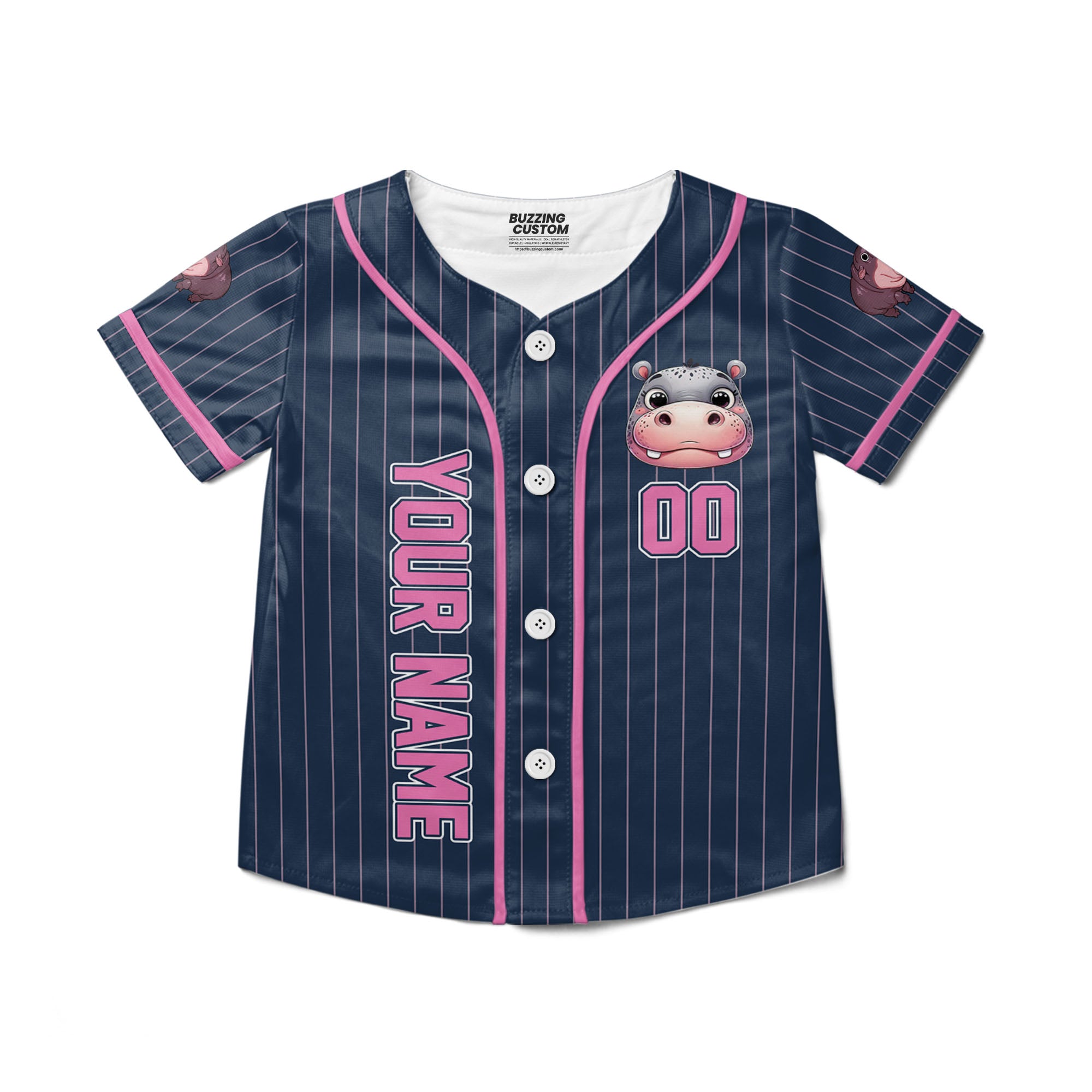 personalize-moo-deng-i-love-moo-deng-navy-striped-baseball-jersey-i2-6613