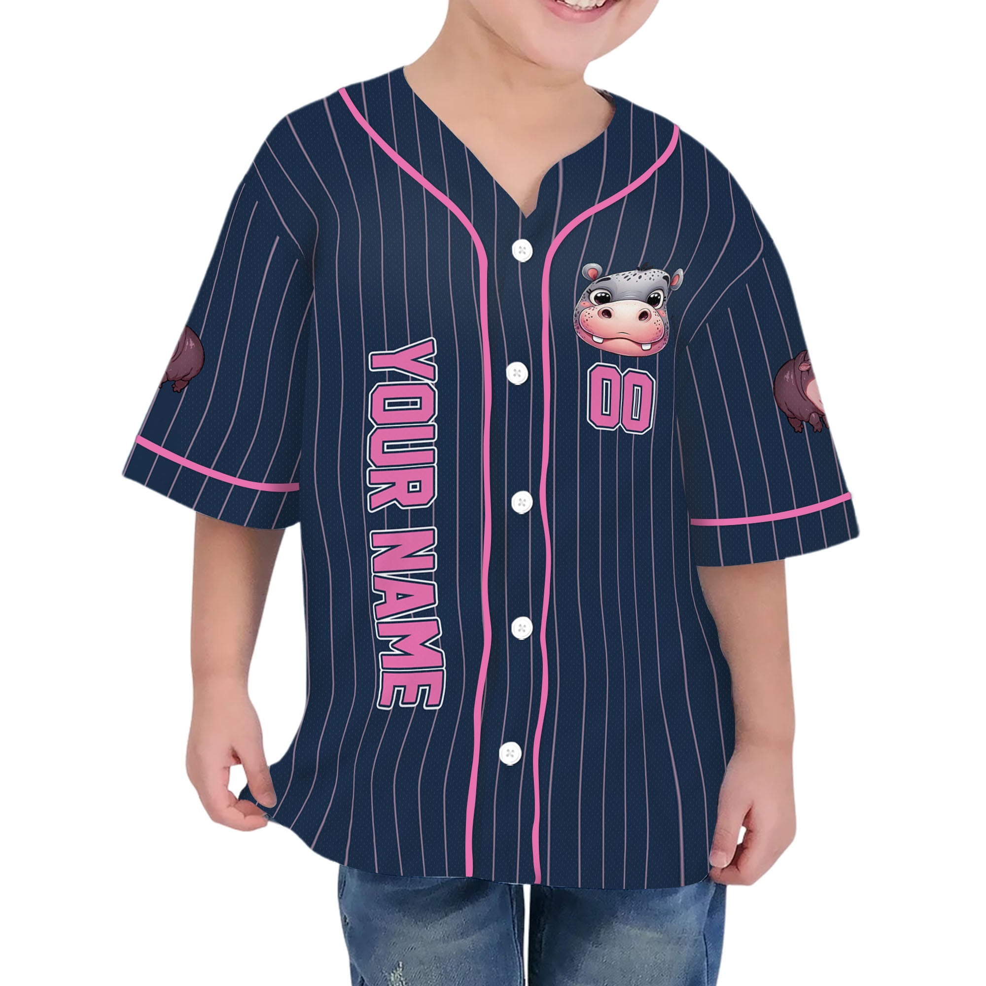 personalize-moo-deng-i-love-moo-deng-navy-striped-baseball-jersey-i2-6613