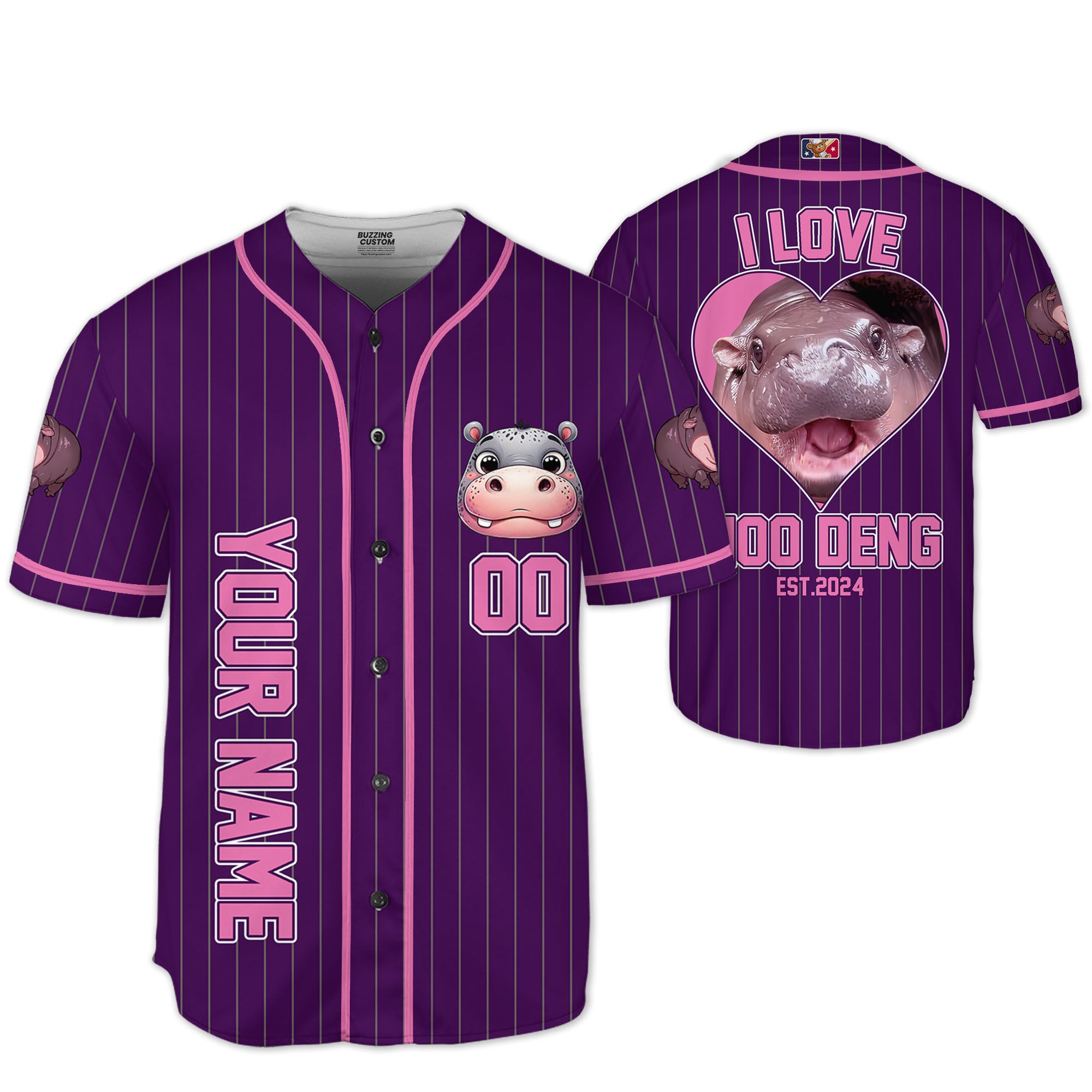 personalize-moo-deng-i-love-moo-deng-purple-striped-baseball-jersey-i2-1713
