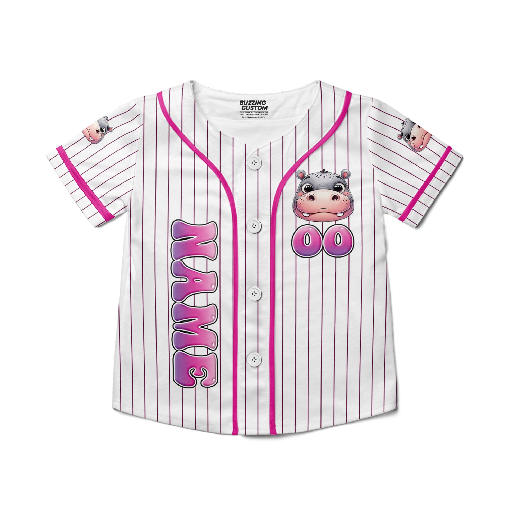 personalize-moo-deng-vintage-bootleg-funny-white-pink-striped-baseball-jersey-i2-7621