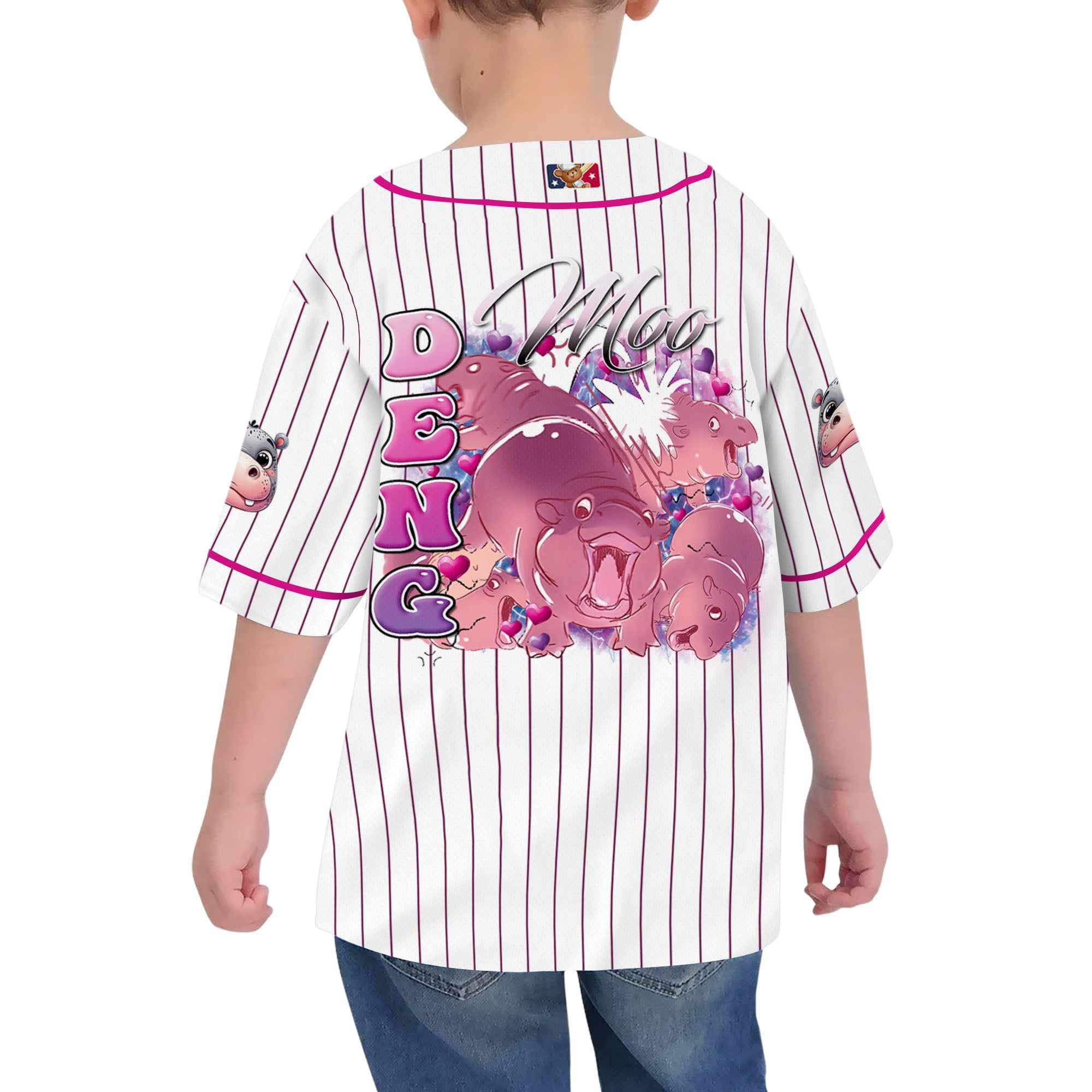 personalize-moo-deng-vintage-bootleg-funny-white-pink-striped-baseball-jersey-i2-7621