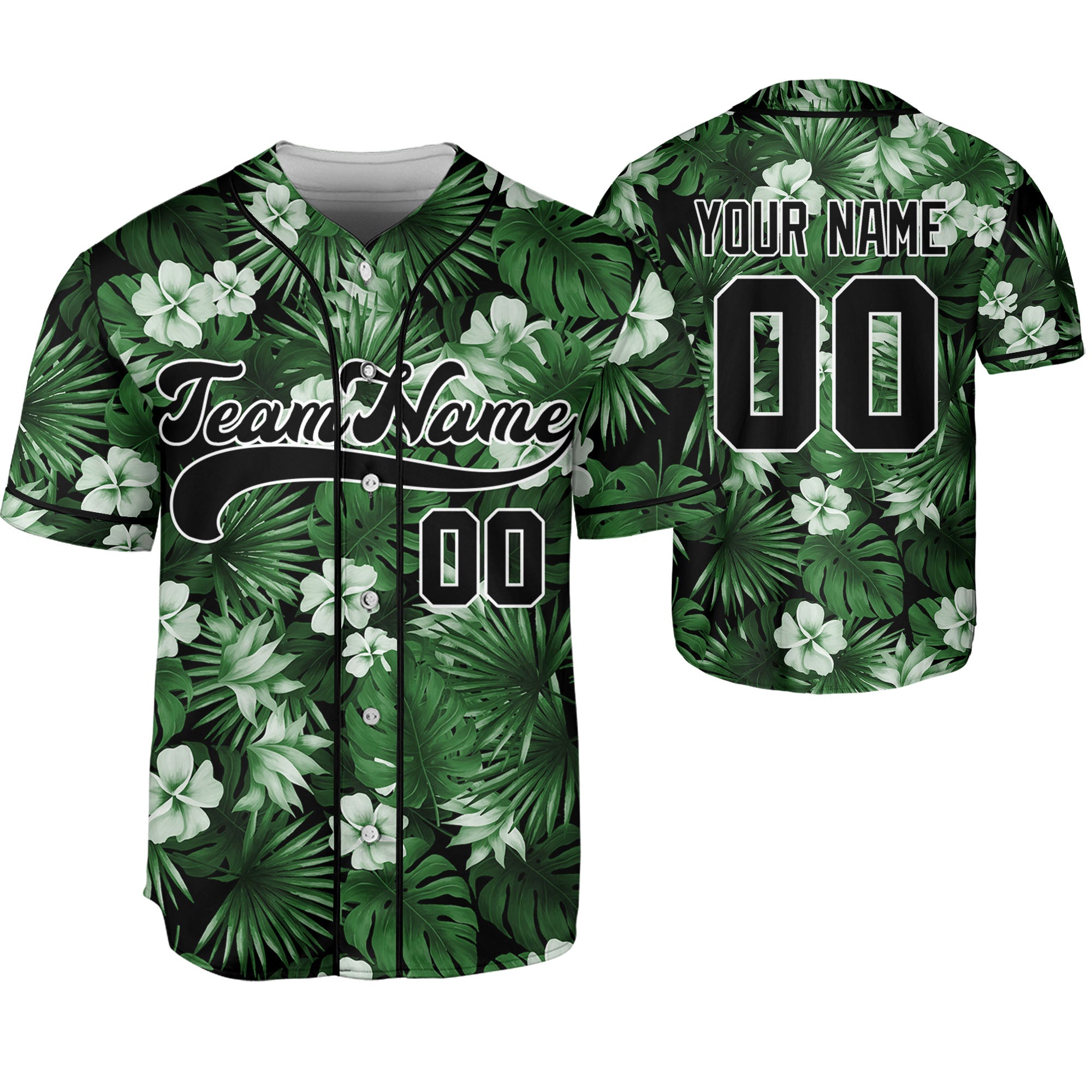 Personalize-Name-And-Number-Team-Summer-Tropical-Green