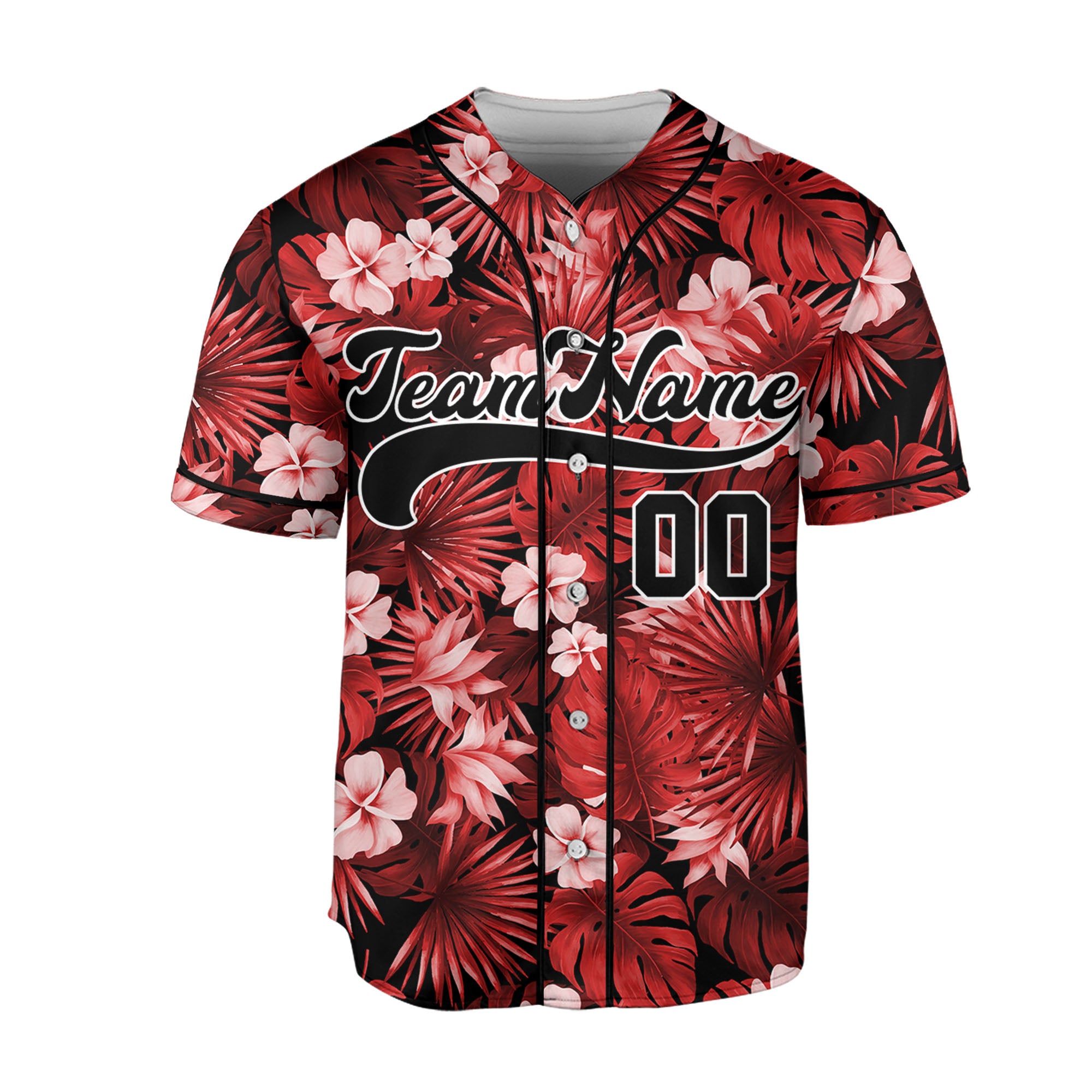 Personalize-Name-And-Number-Team-Summer-Tropical-Red