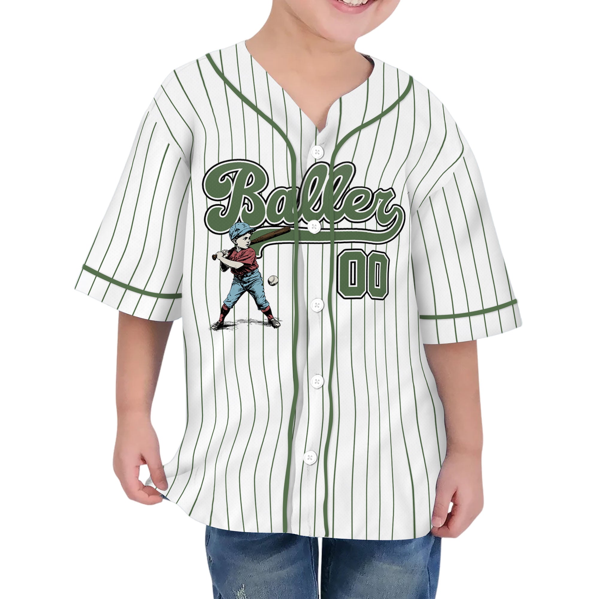 personalize-retro-kid-play-baseball-jersey-green-i1-8390