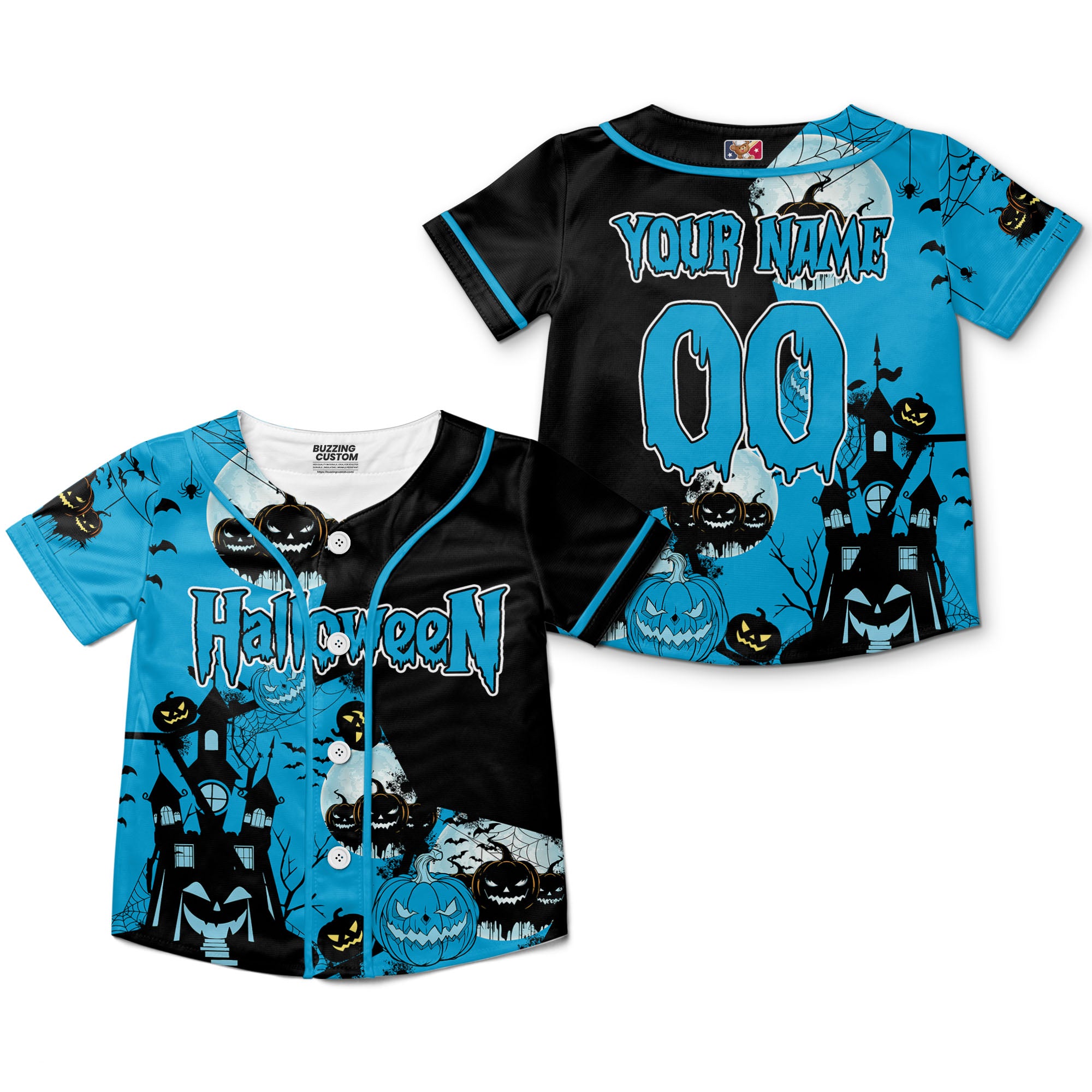 personalize-scary-halloween-pumpkin-style-blue-i3-5052