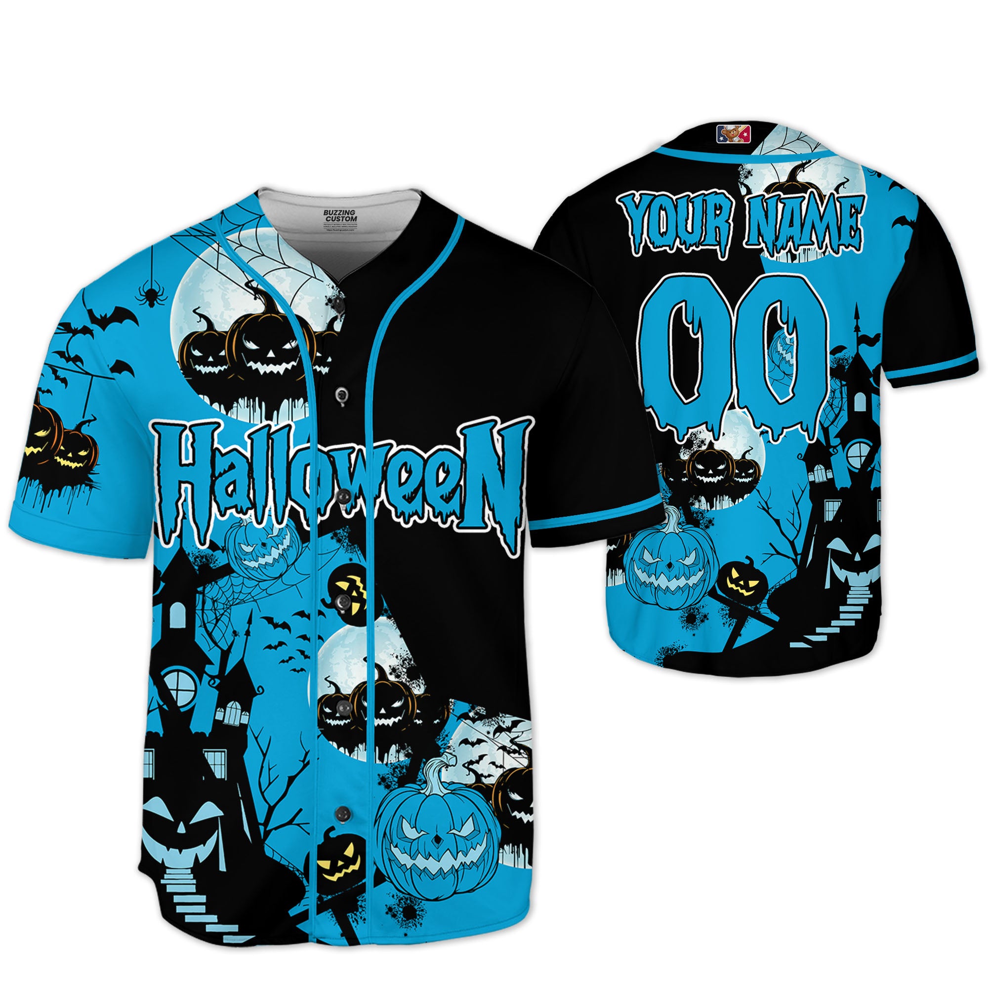 personalize-scary-halloween-pumpkin-style-blue-i3-5052