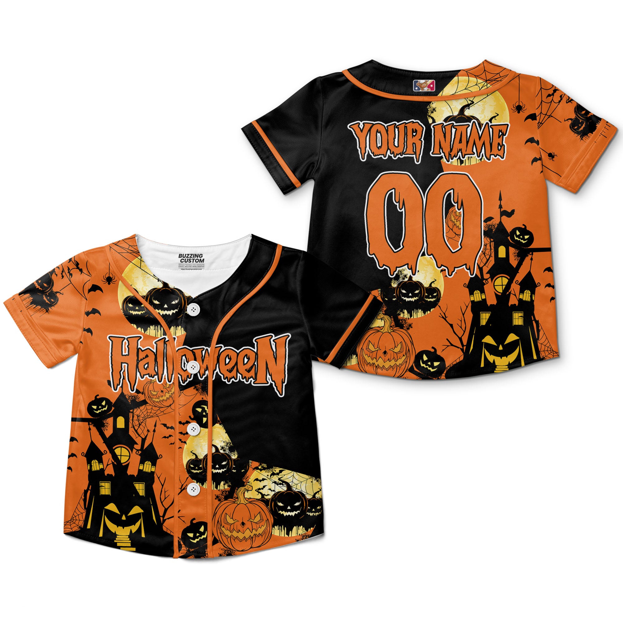 personalize-scary-halloween-pumpkin-style-orange-i3-9148