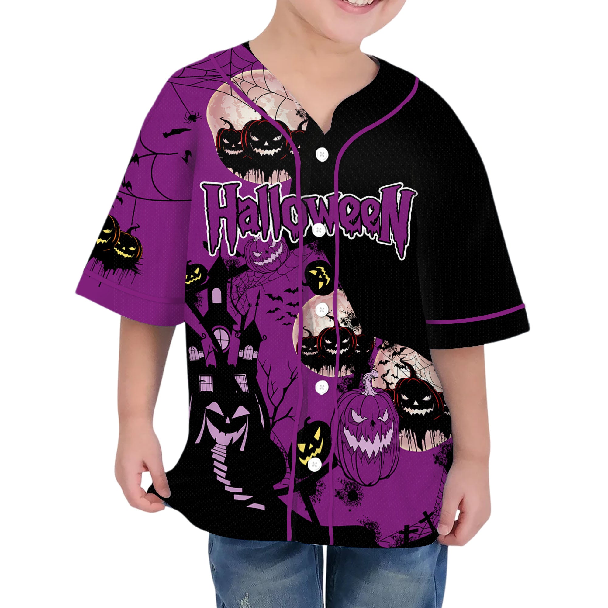 personalize-scary-halloween-pumpkin-style-purple-i3-5213
