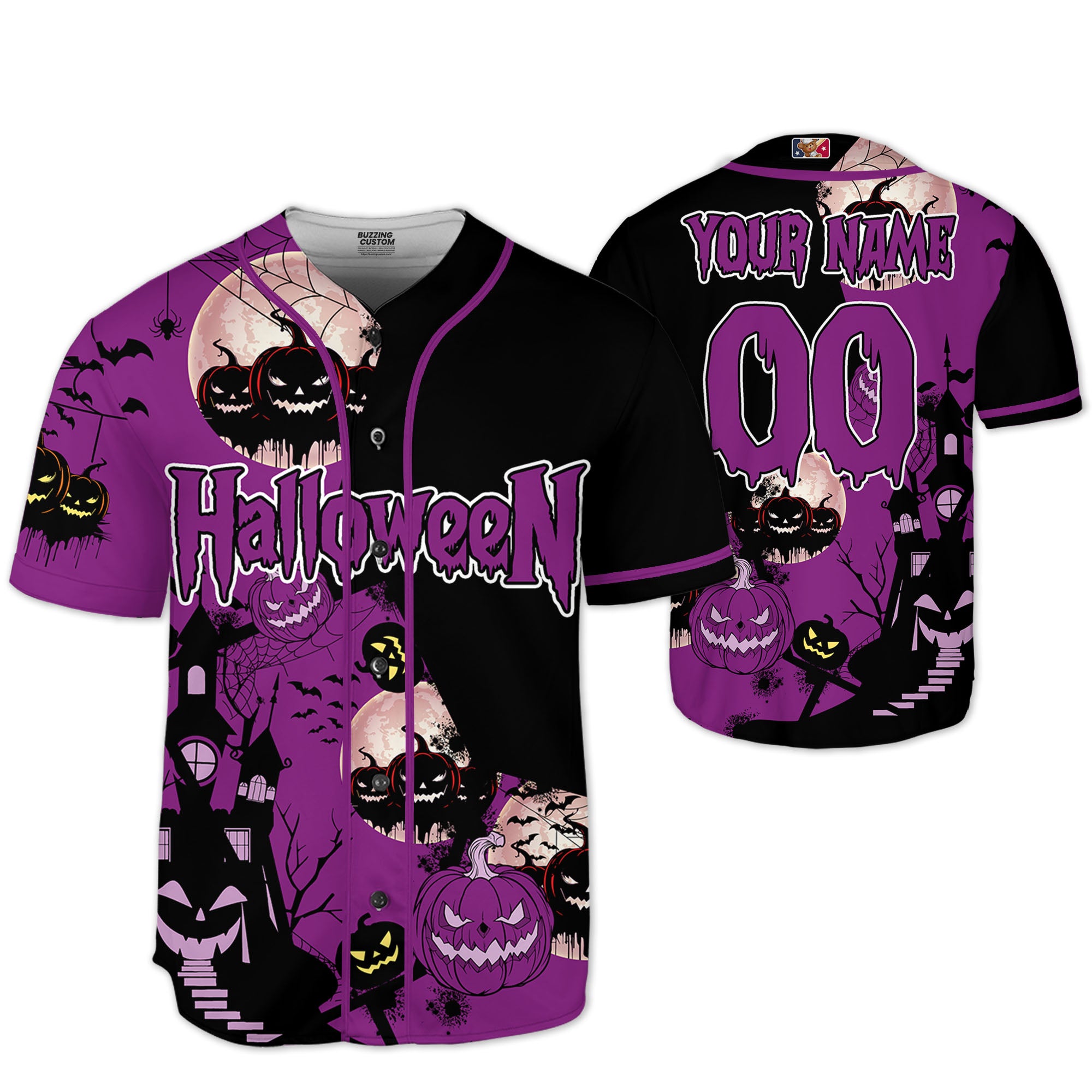 personalize-scary-halloween-pumpkin-style-purple-i3-5213