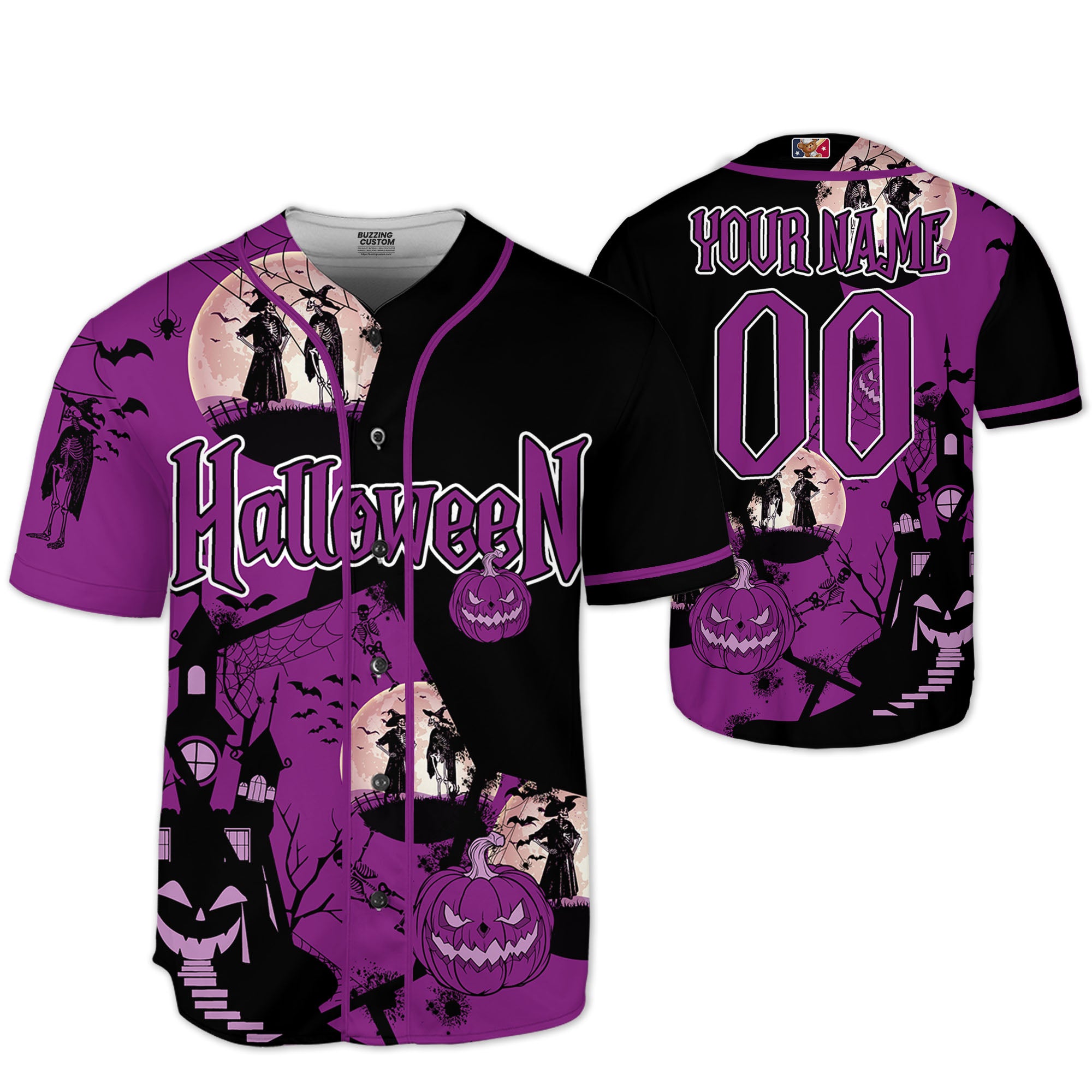 personalize-scary-halloween-skeleton-purple-style-i3-6074