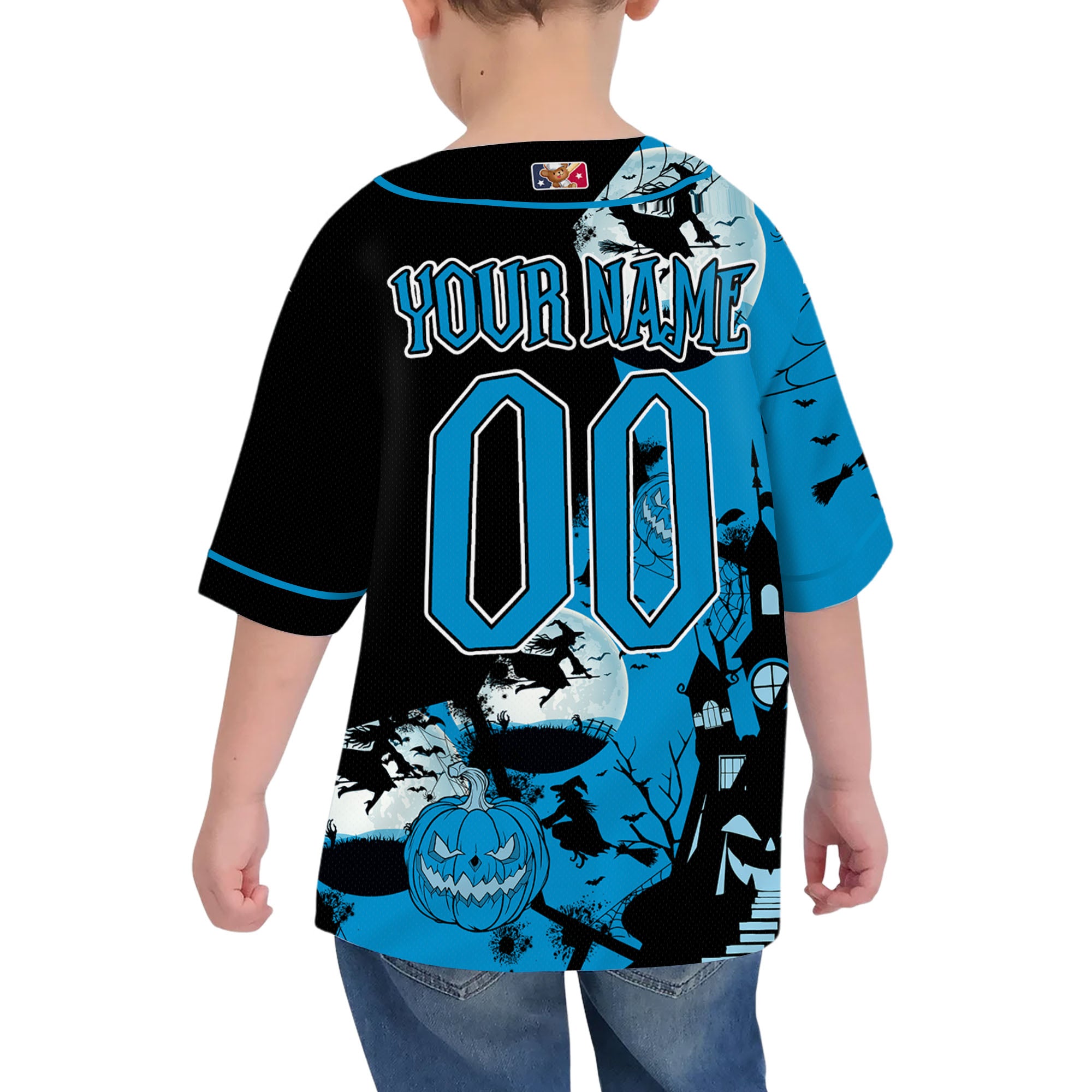 personalize-scary-halloween-witch-blue-stlye-i3-2707