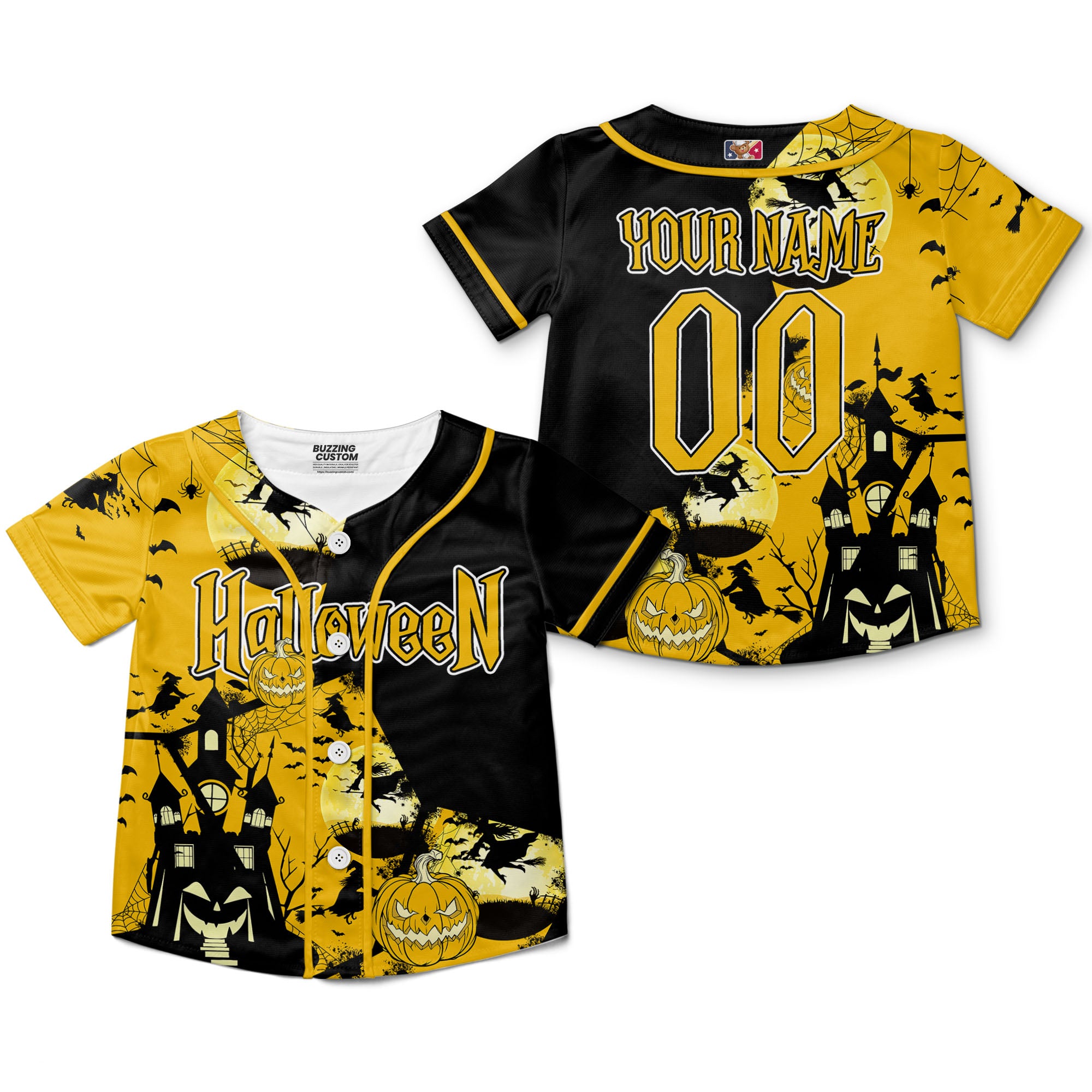 personalize-scary-halloween-witch-yellow-stlye-i3-4966